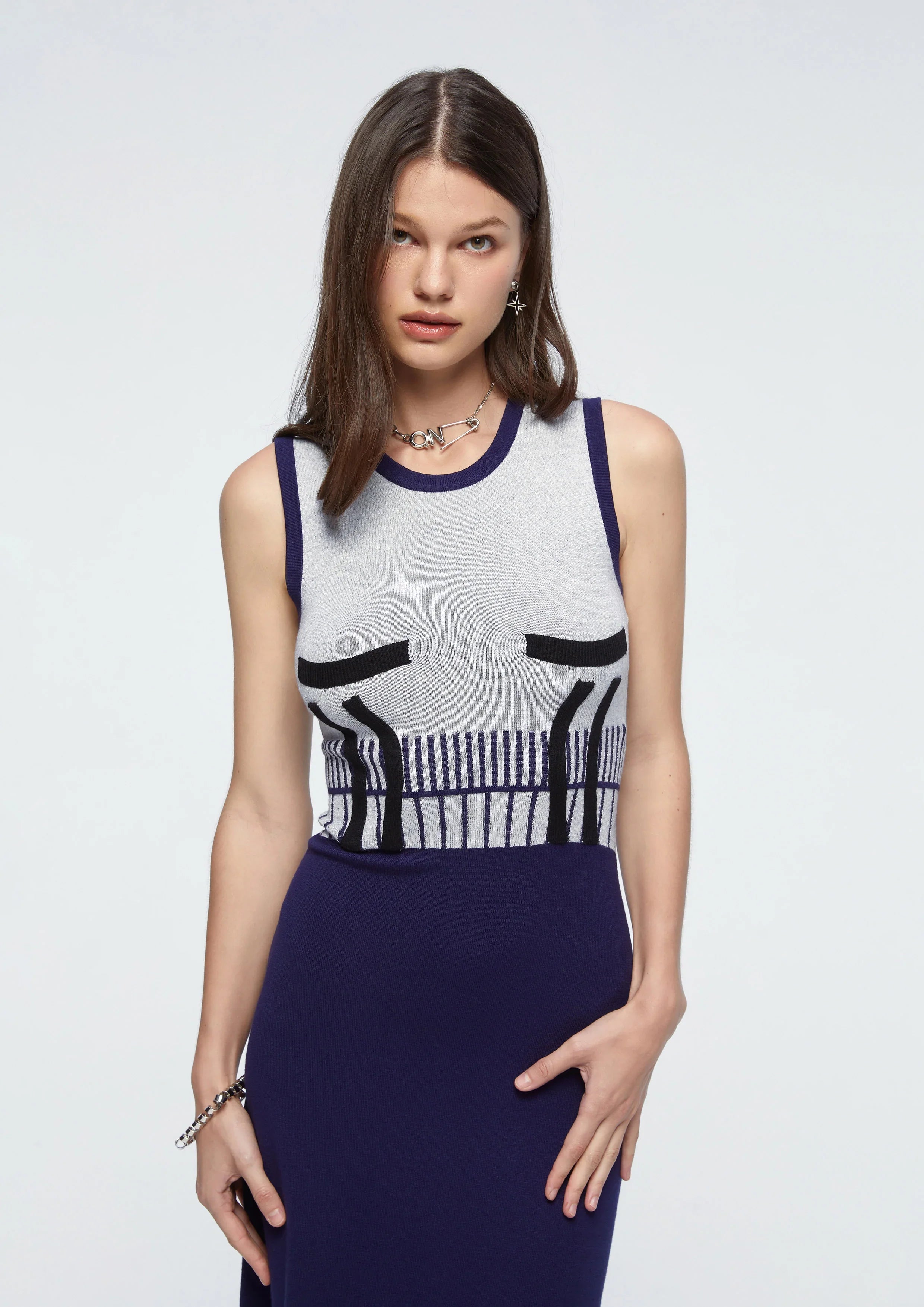 Sleeveless Short Skirt Dress