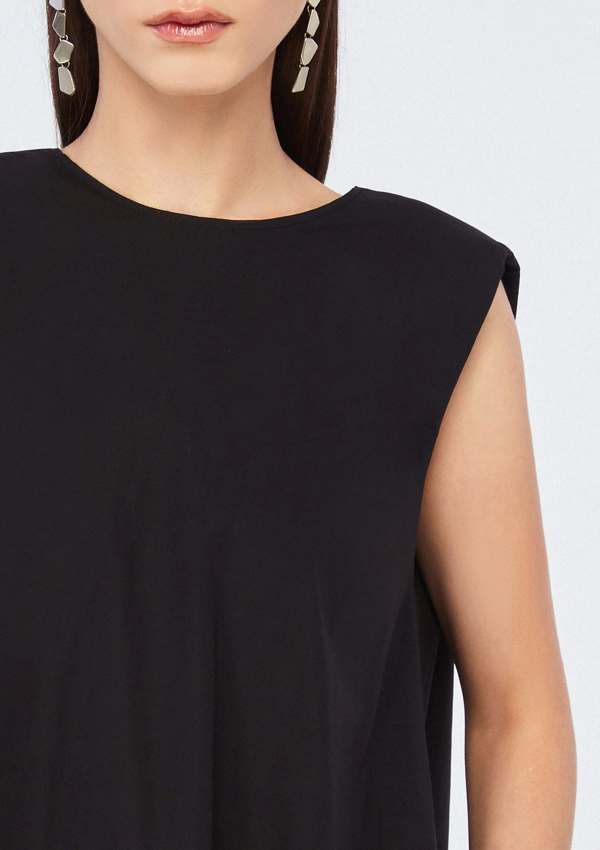 Back Drape Sleeveless Mini Dress - Studiofour