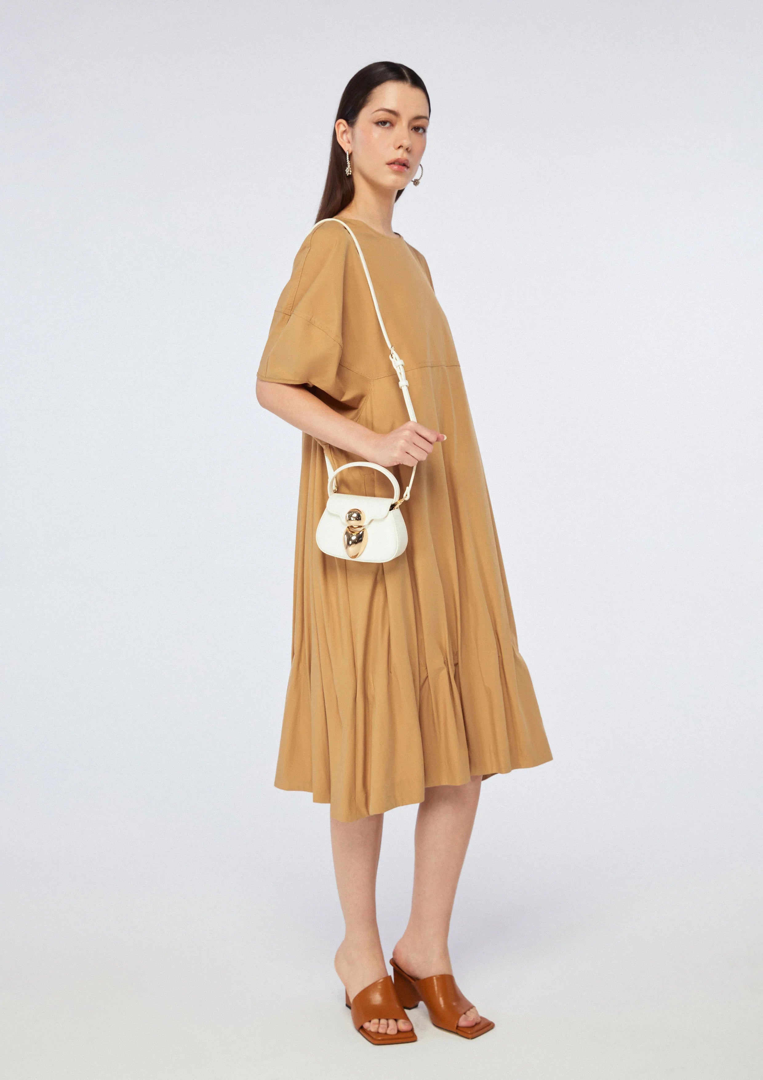 Oversized Short Sleeve Mini Dress