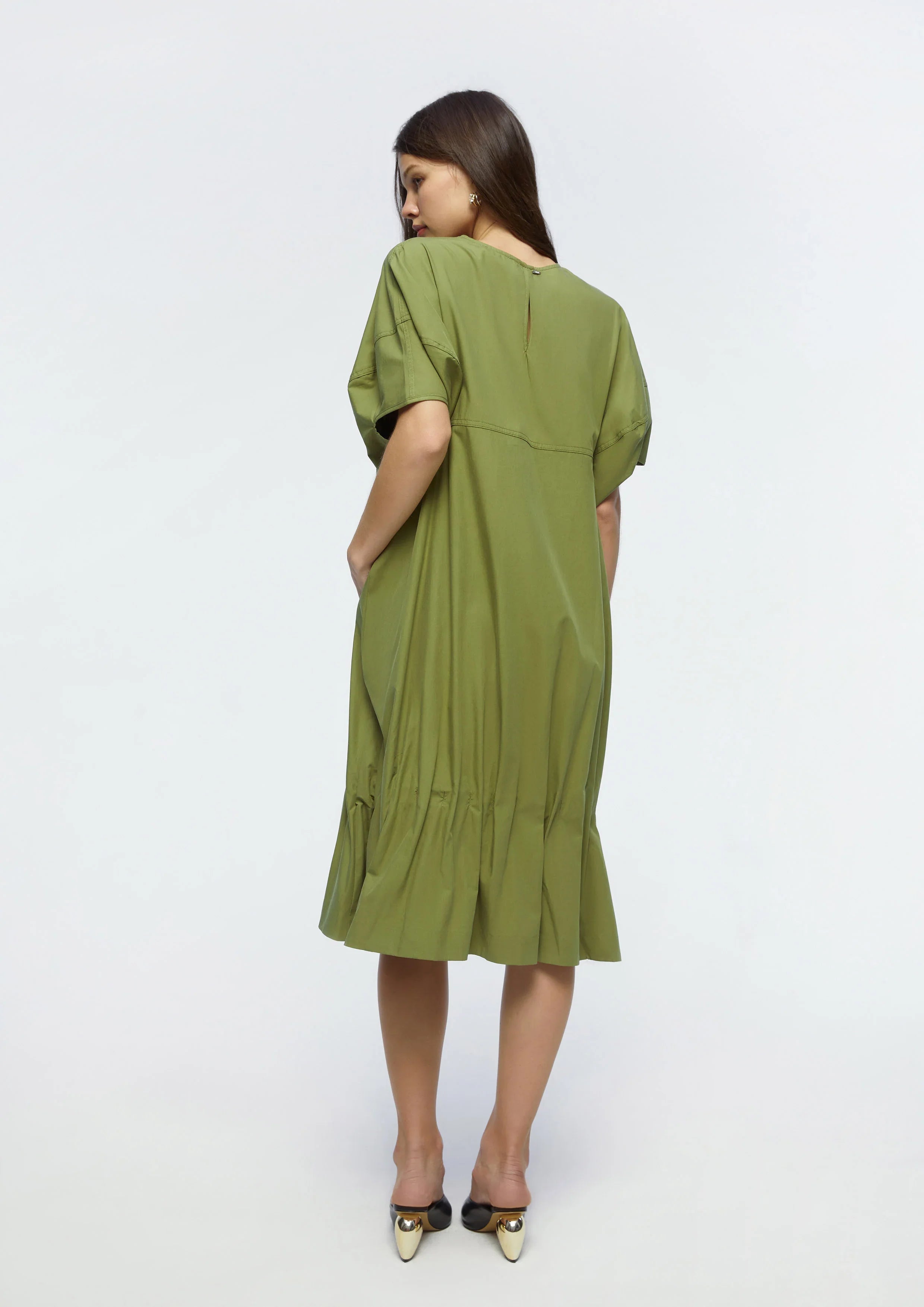 Oversized Short Sleeve Mini Dress