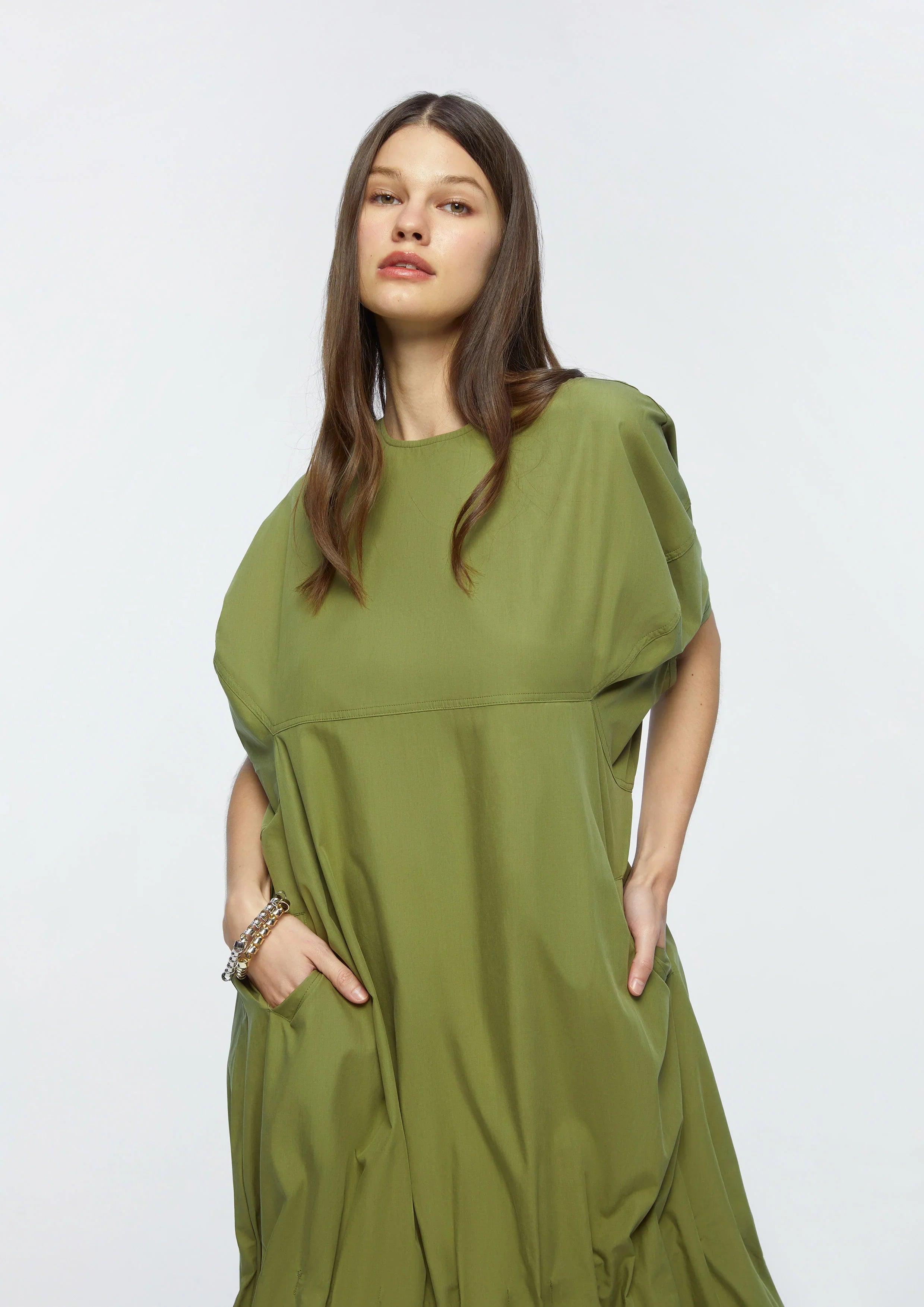 Oversized Short Sleeve Mini Dress