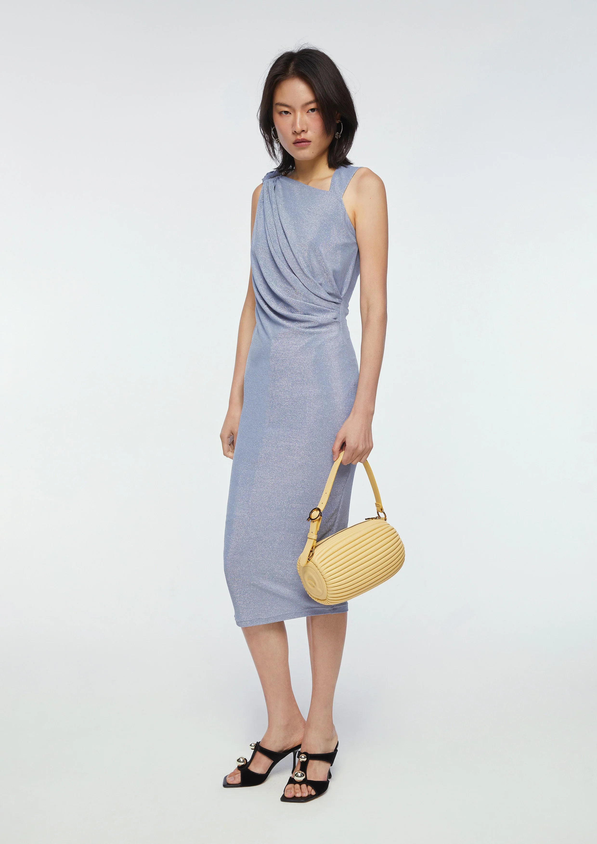 Drape Midi Dress