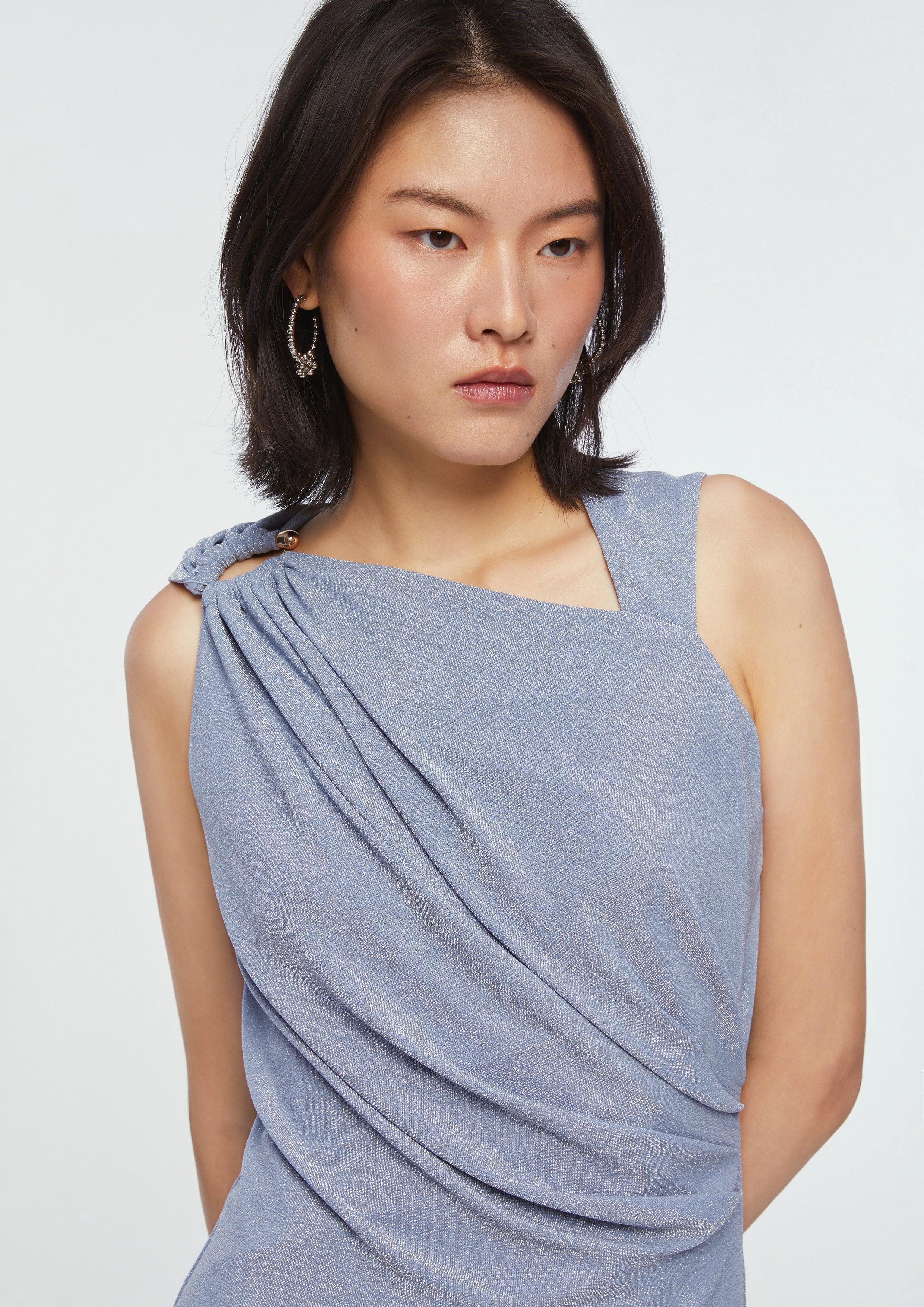 Drape Midi Dress
