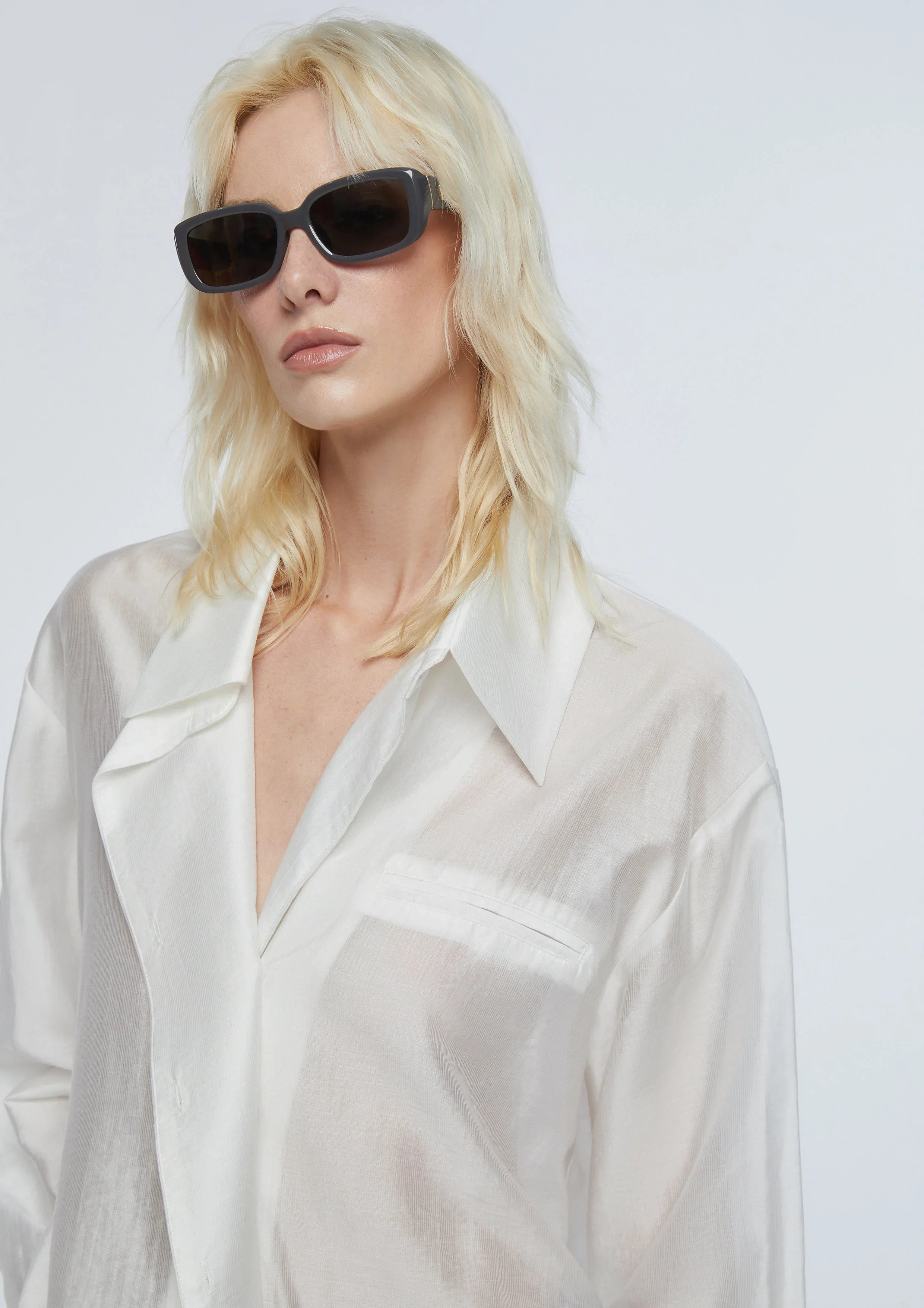 Sheer Long Sleeve Shirt