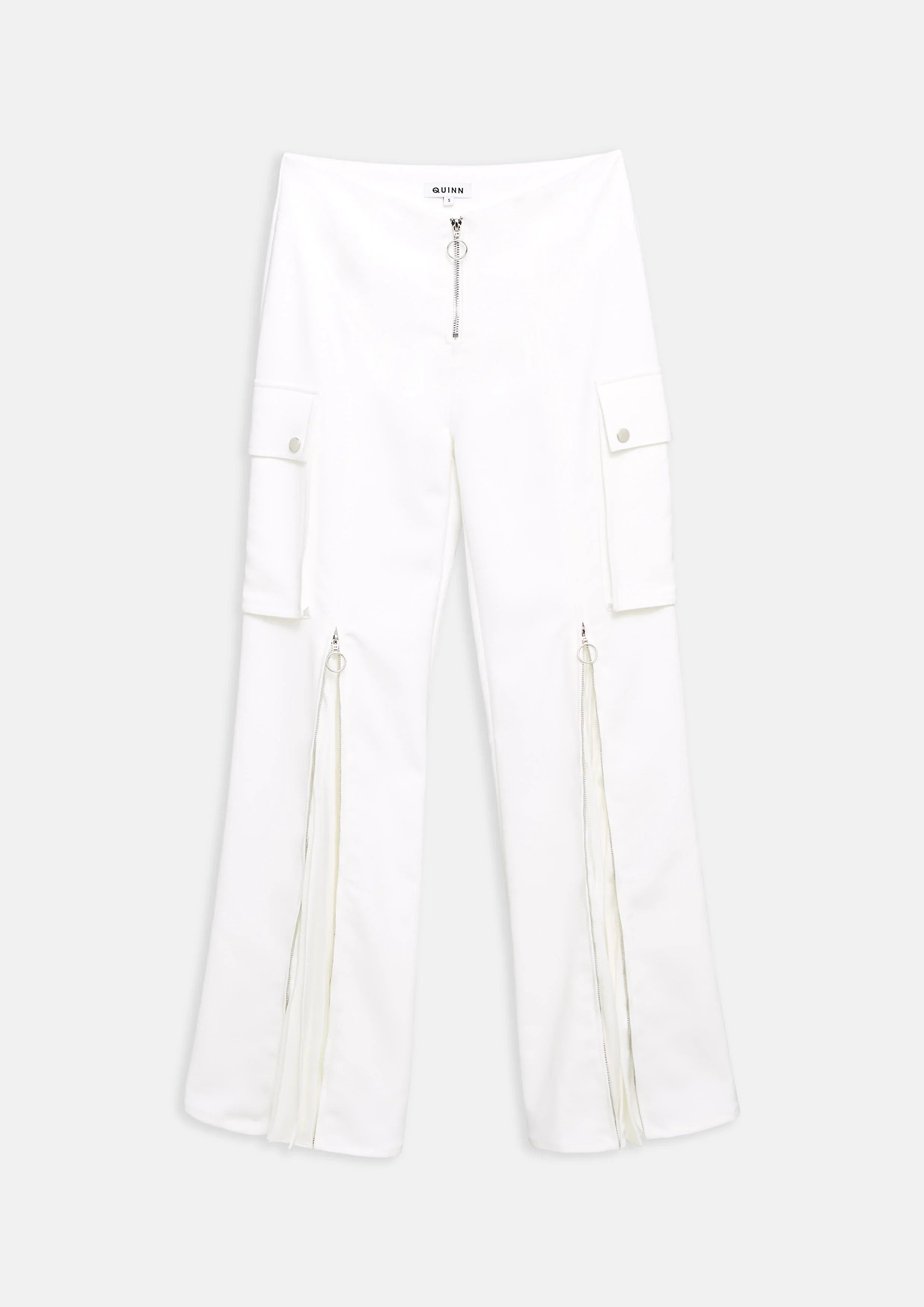 Pleated Trim Long Pants