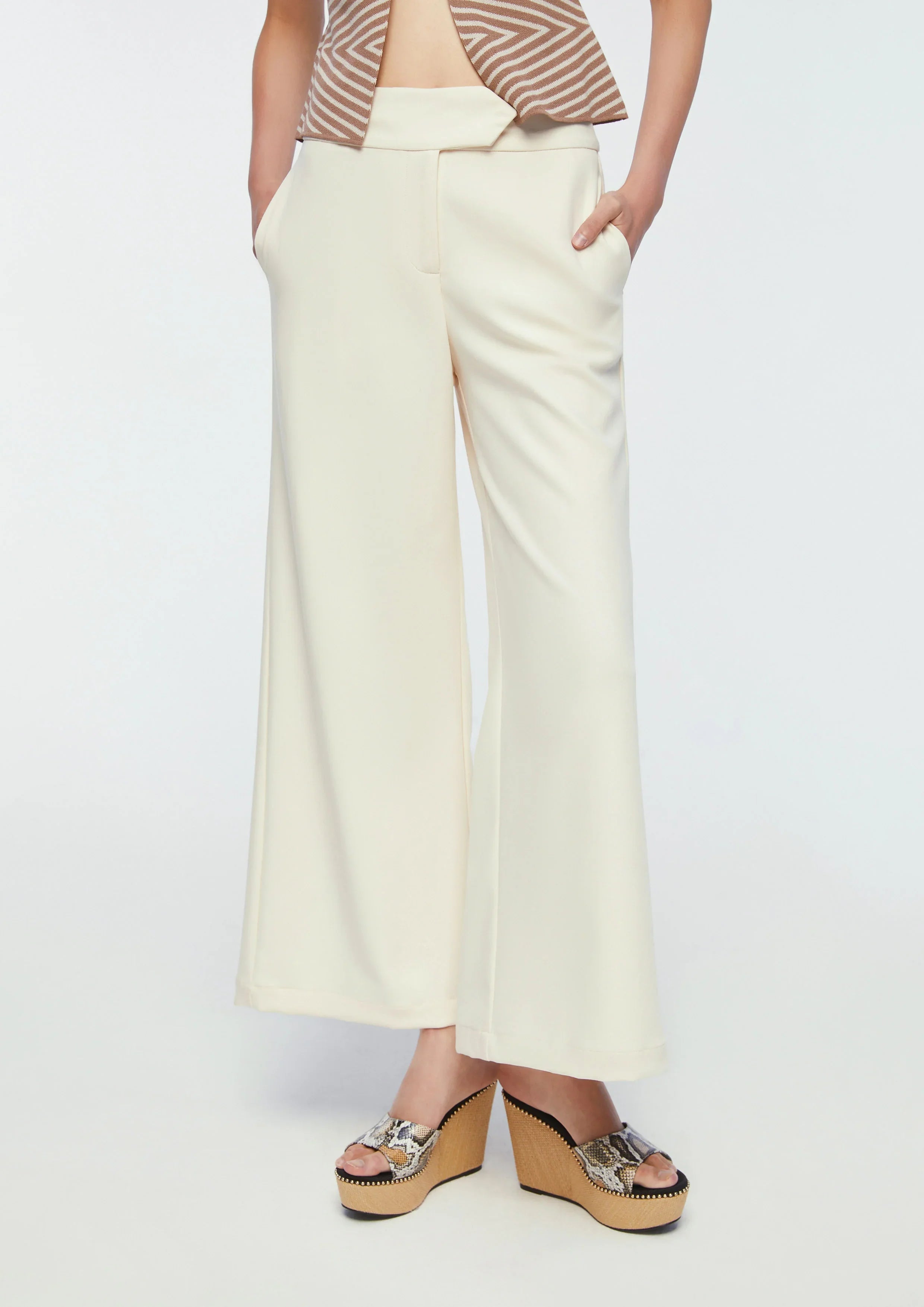 High Waist Wide Legs Pants