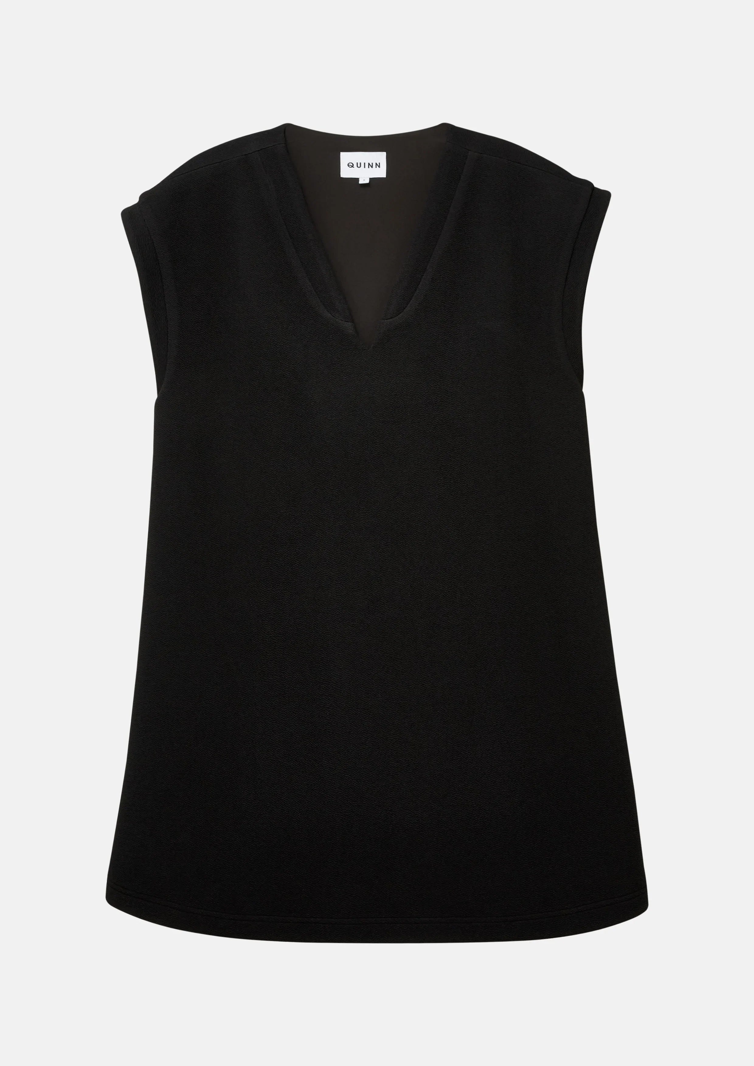 เดรสสั้น คอวี ทรงตรง