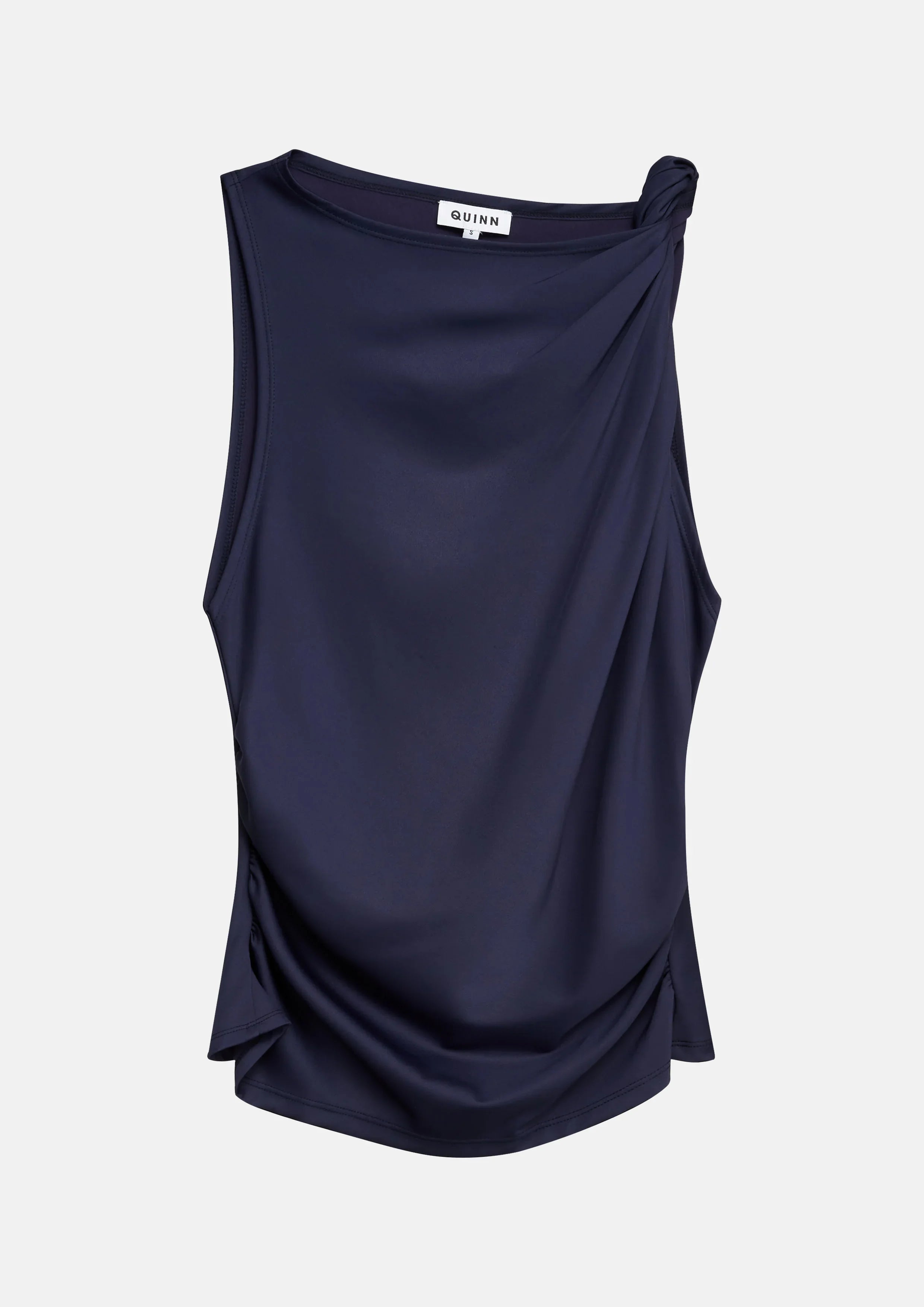 เสื้อแขนกุดสายเสื้อขมวดปม