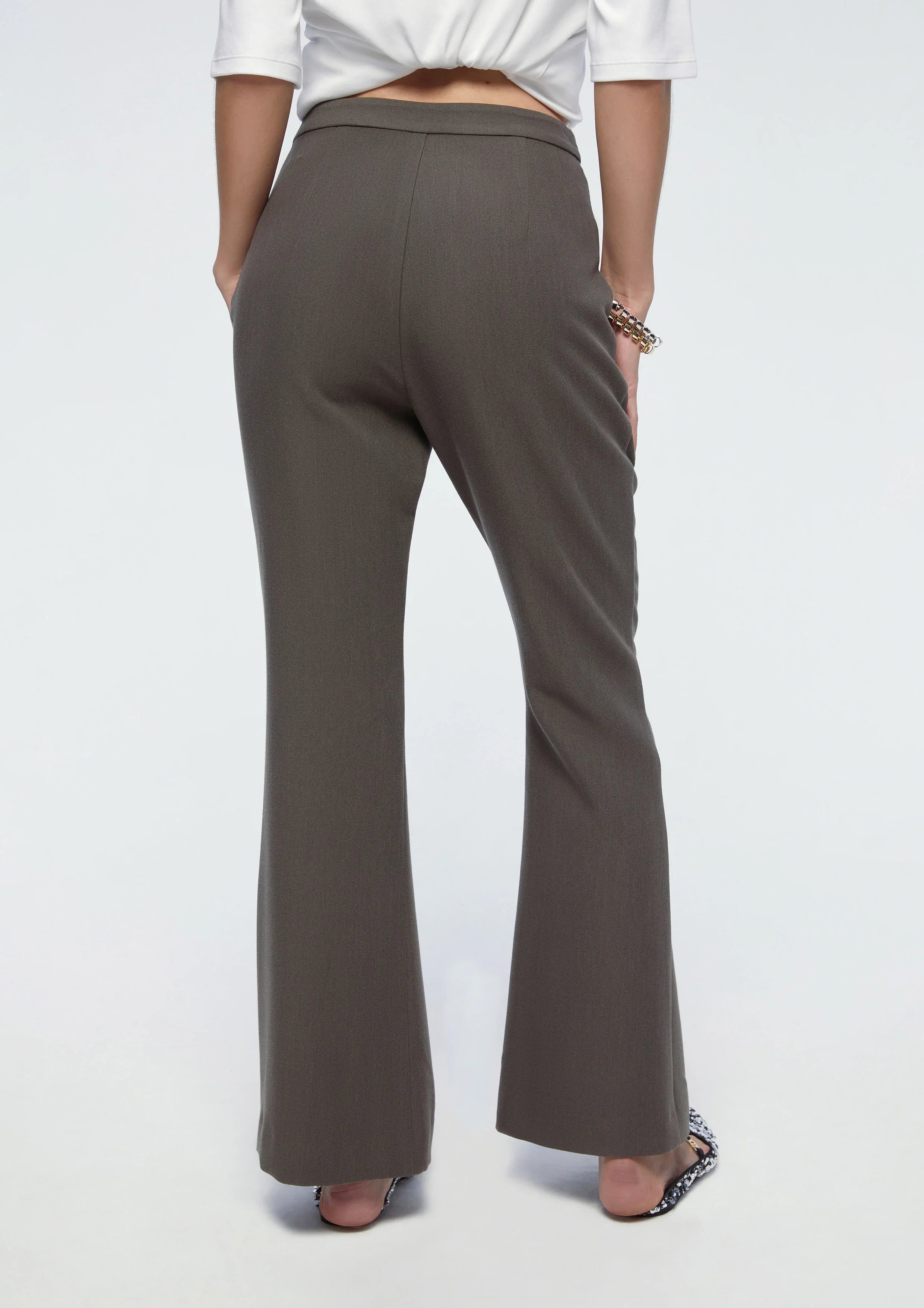Pleated High Waist Pants