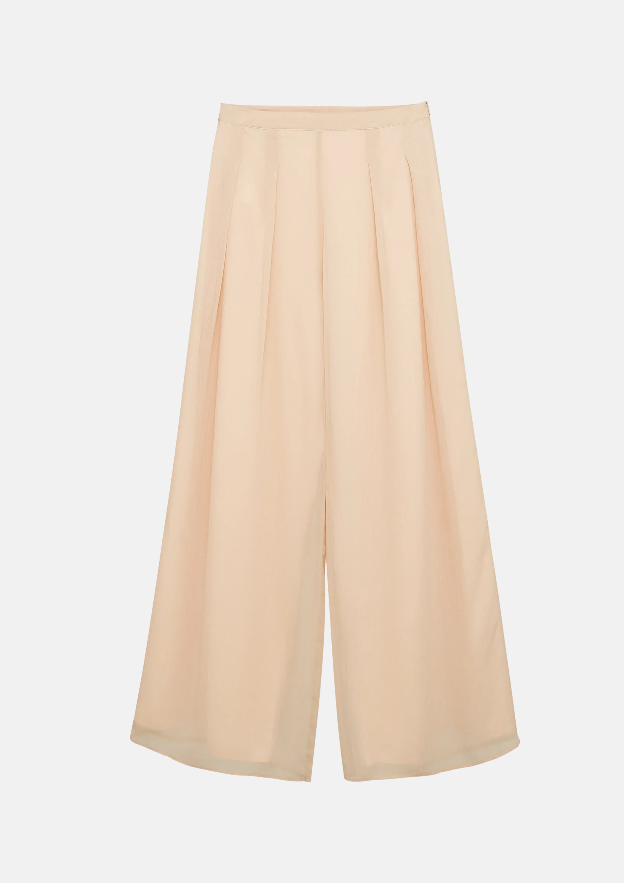 กางเกงเอวสูงขากว้าง