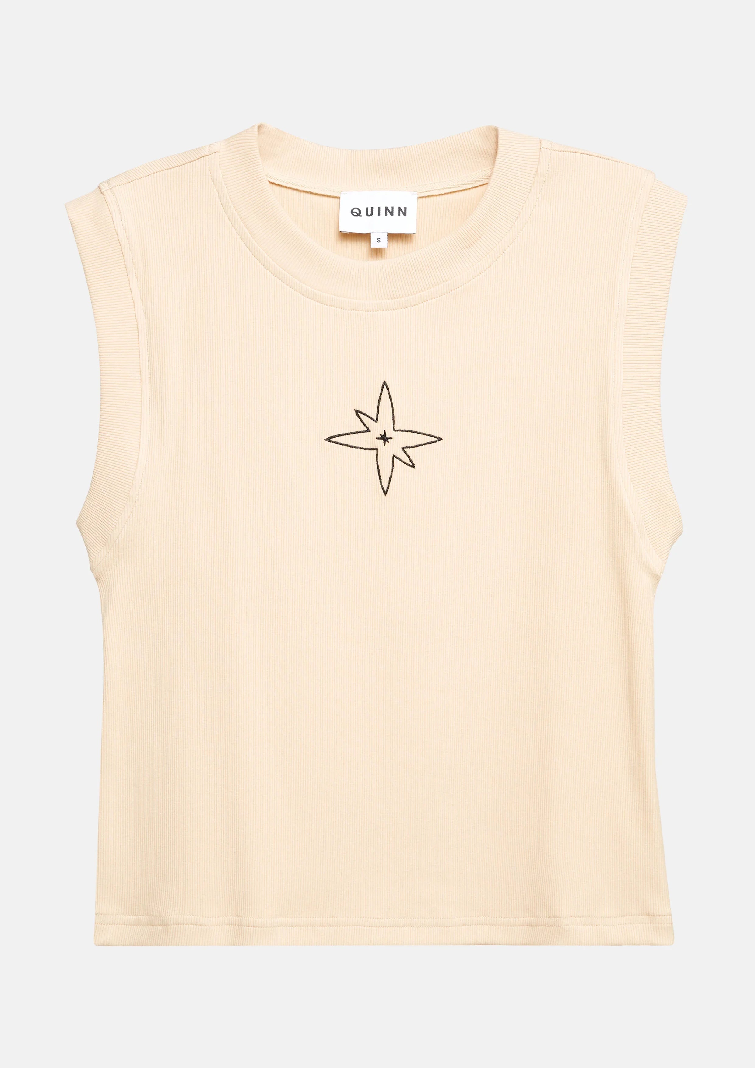 เสื้อแขนกุด ปักลาย Quinn Star