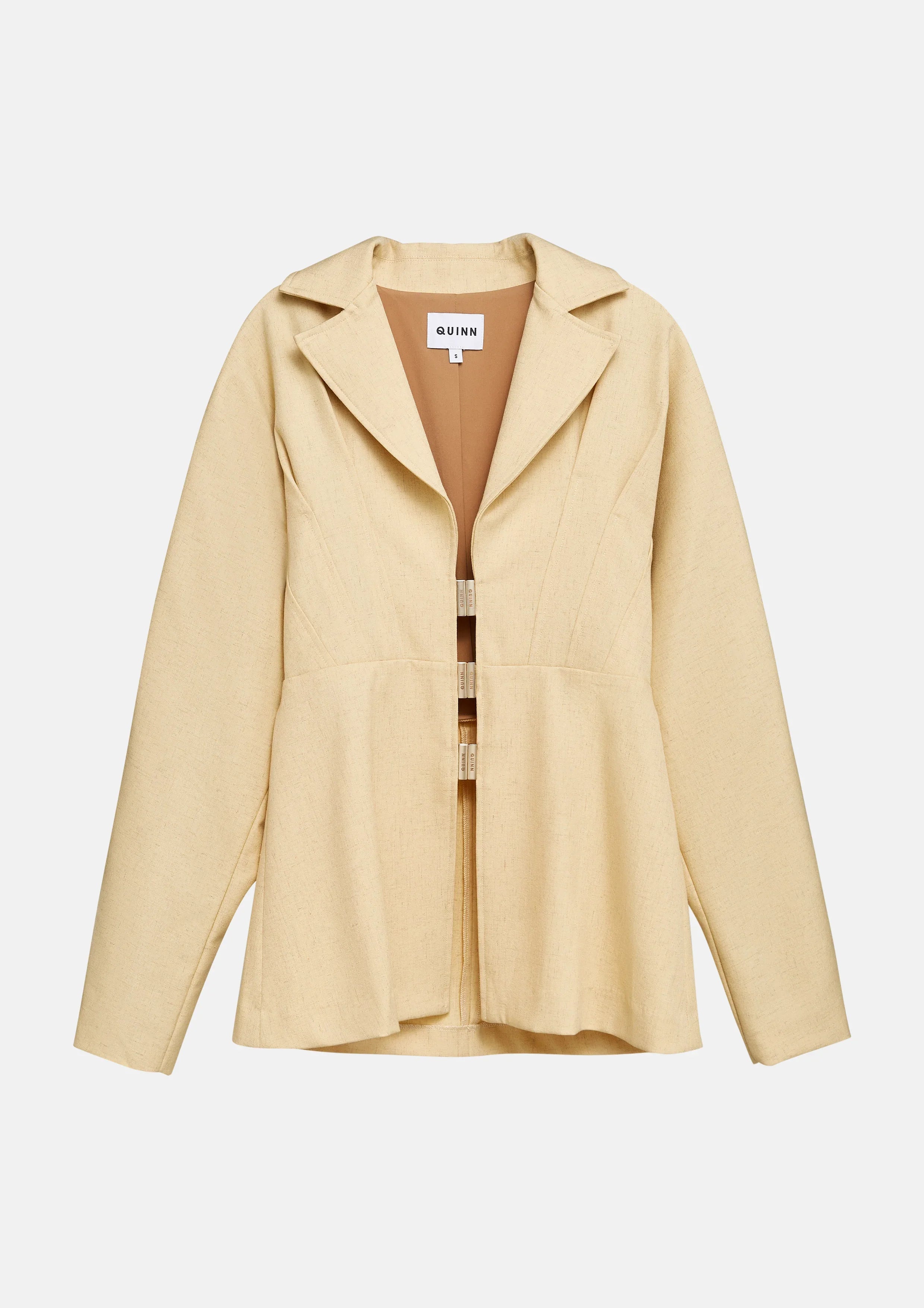 เสื้อแจ็คเก็ตแขนยาวเกี่ยวตะขอ