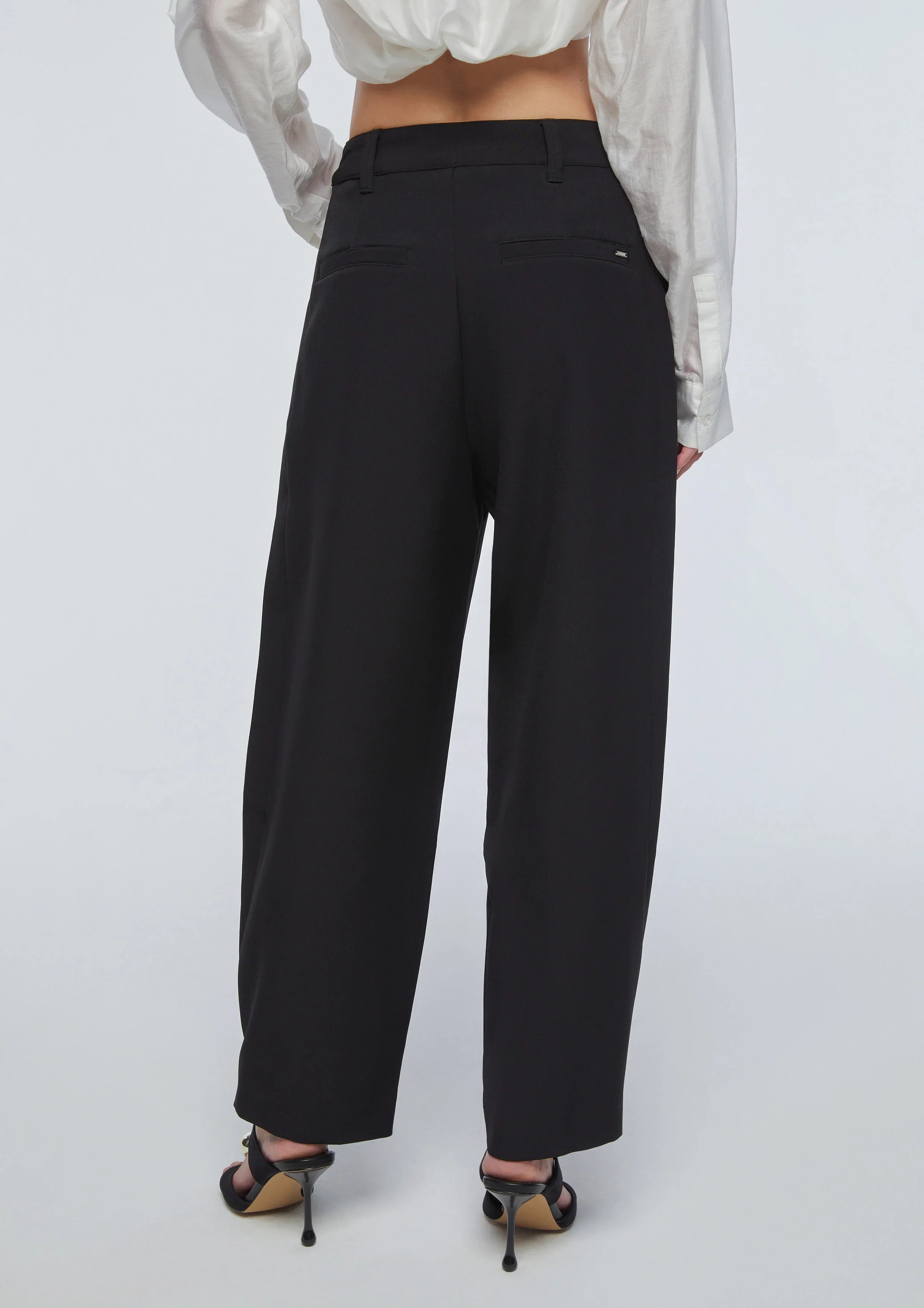 Pleated Wide Leg Pants