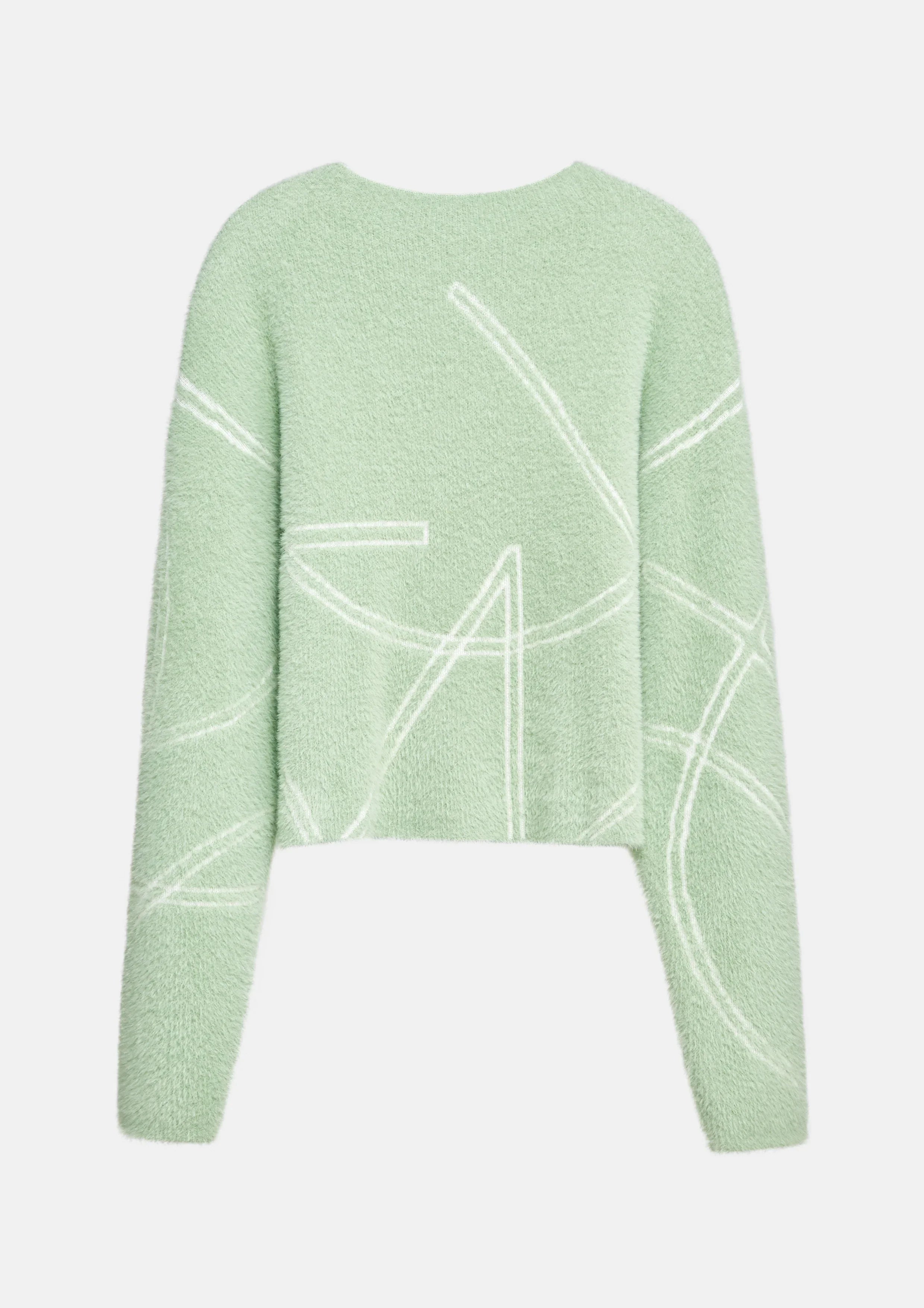 เสื้อกันหนาวแขนยาวปักลาย