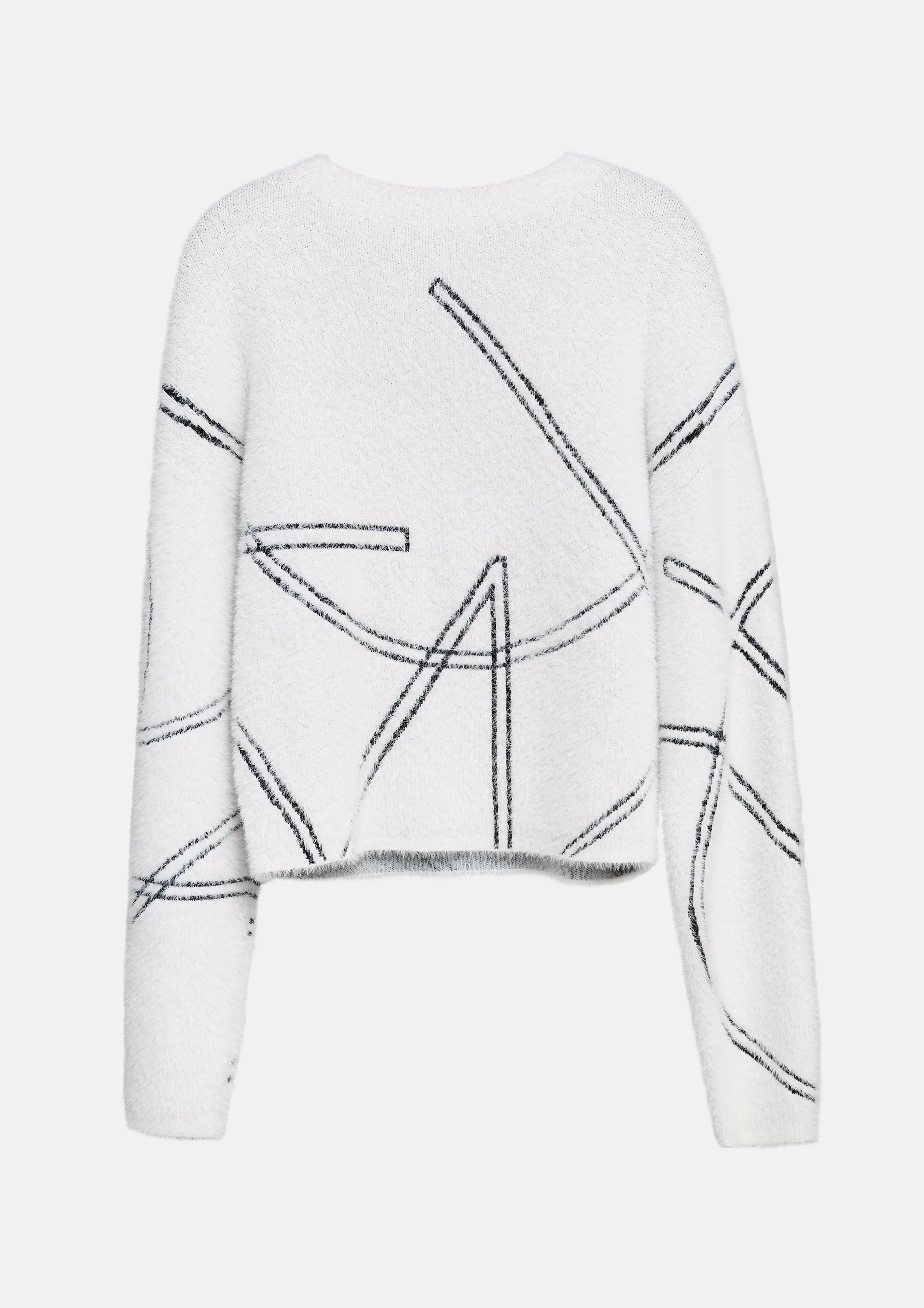 เสื้อกันหนาวแขนยาวปักลาย