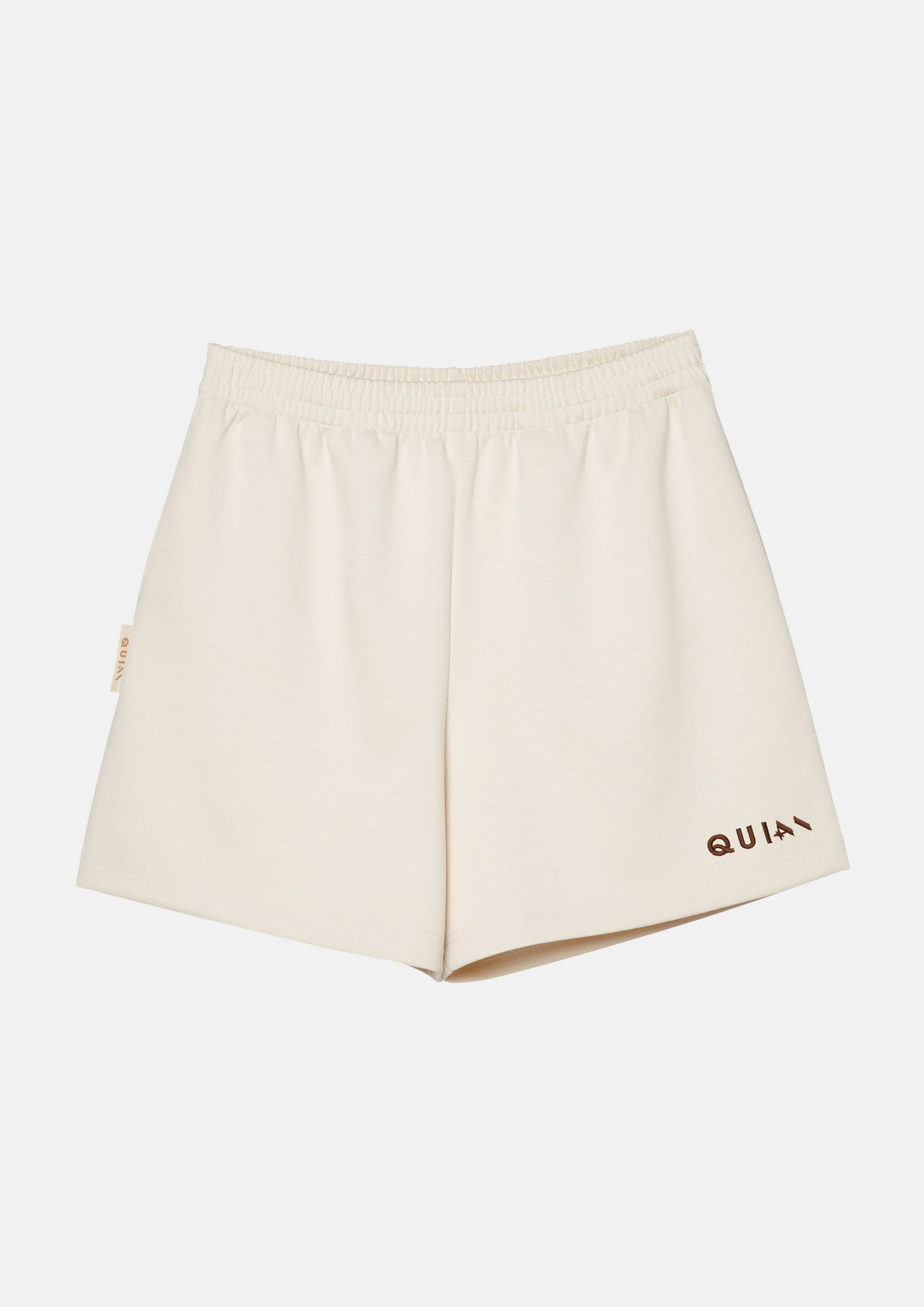 กางเกงขาสั้นปักโลโก้