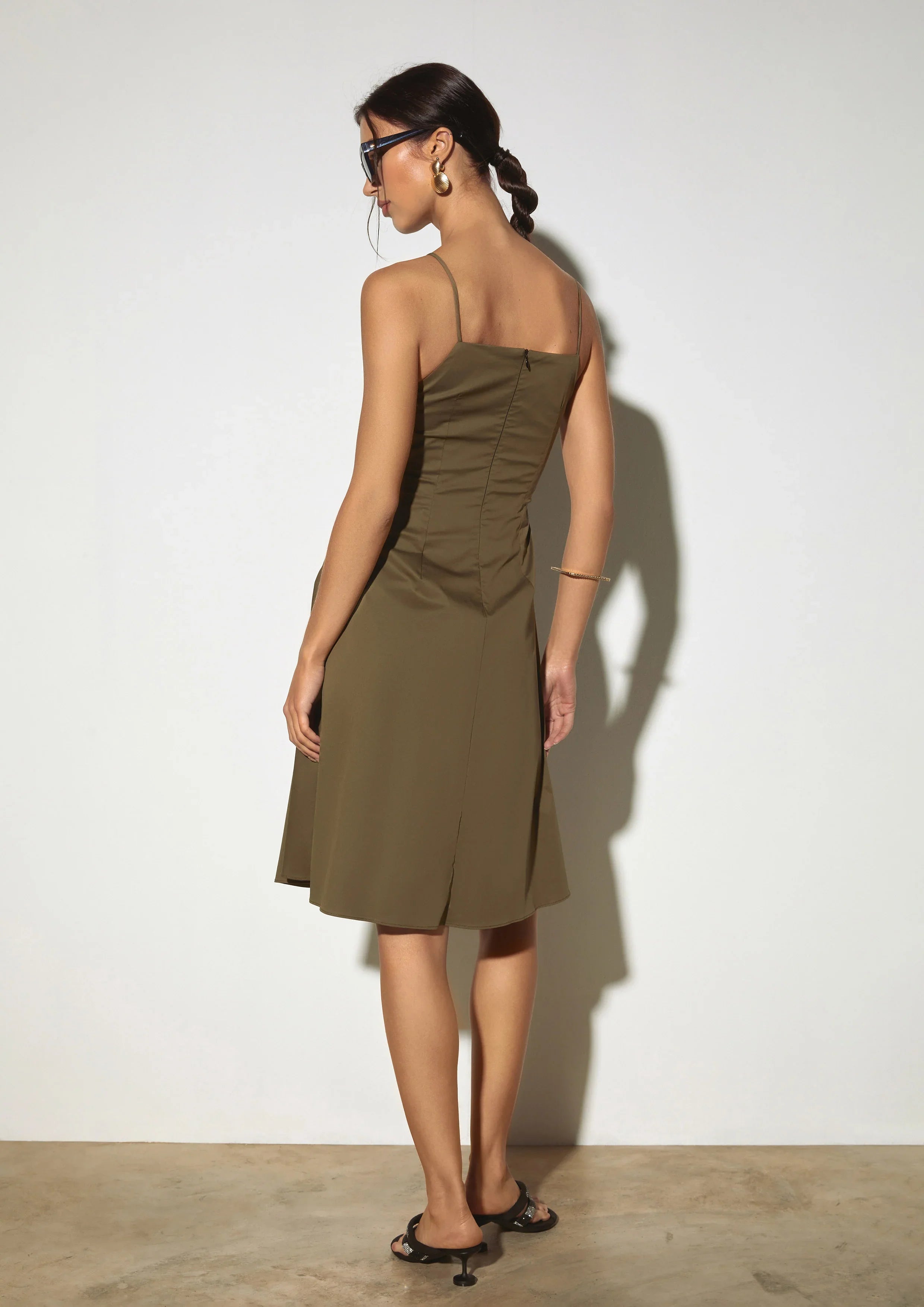 One-Shoulder Ruched Dress