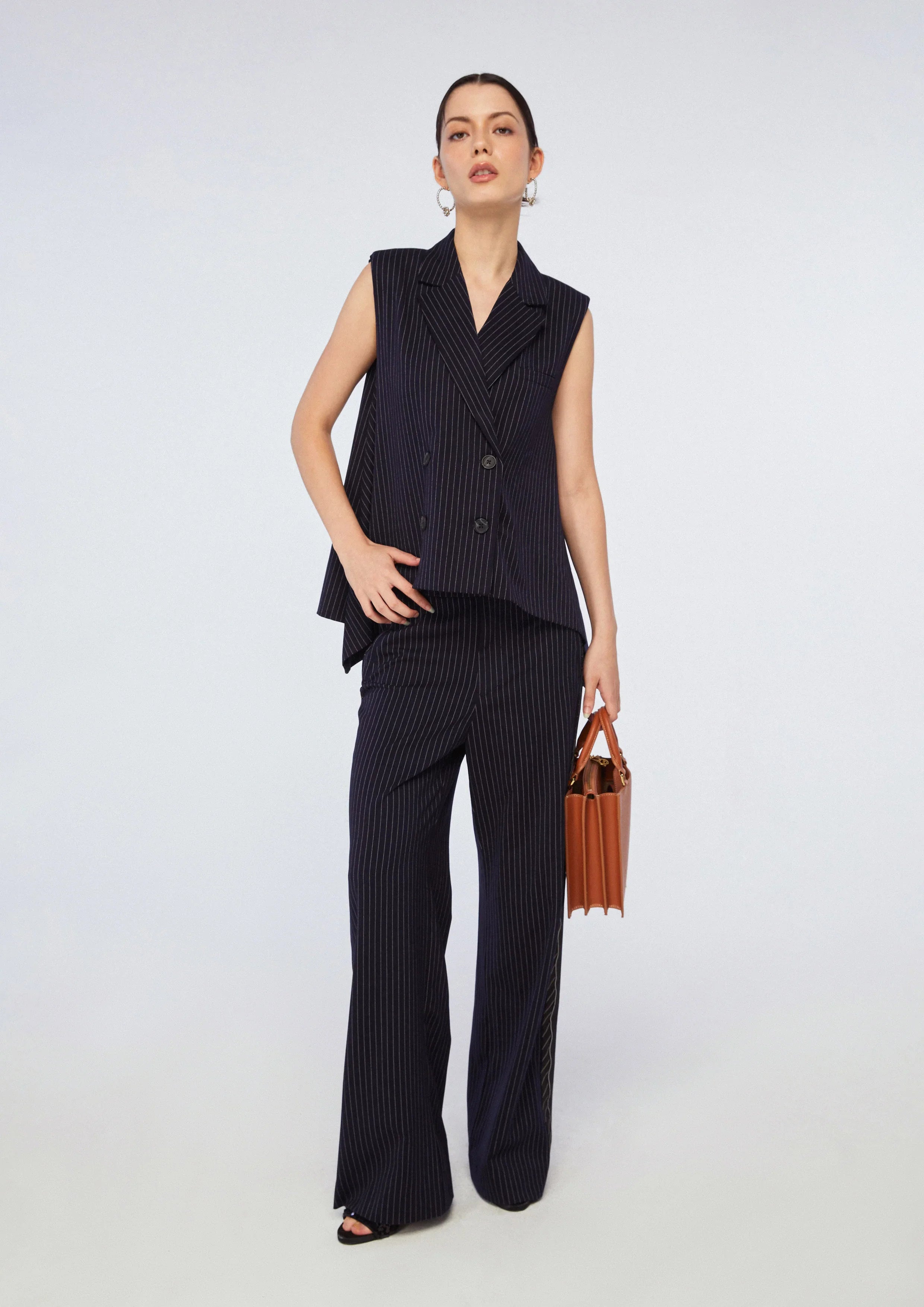 Pinstripe Double Breasted Jacket