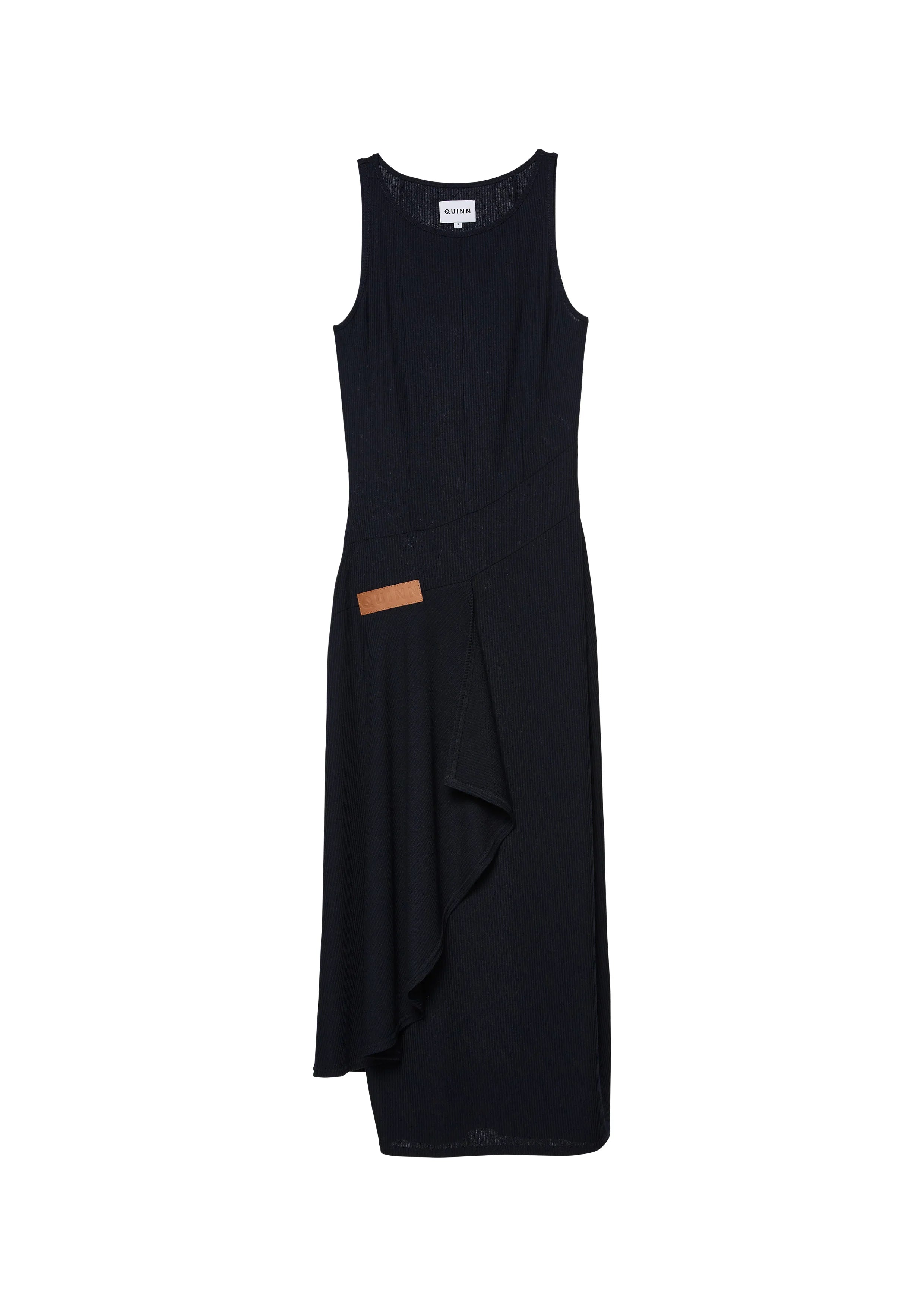 Sleeveless Dress With Logo Patch