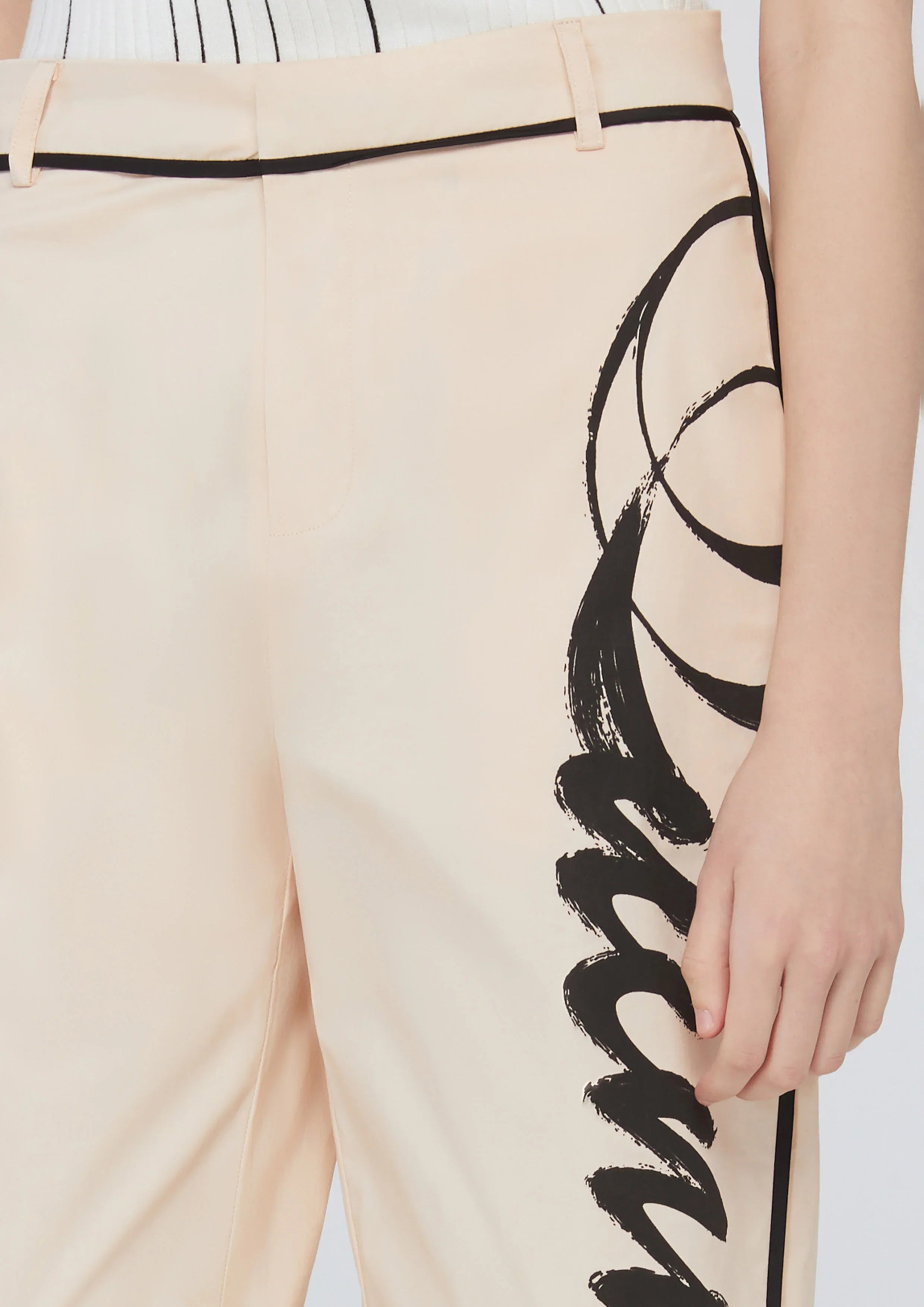 Abstract Print Pants