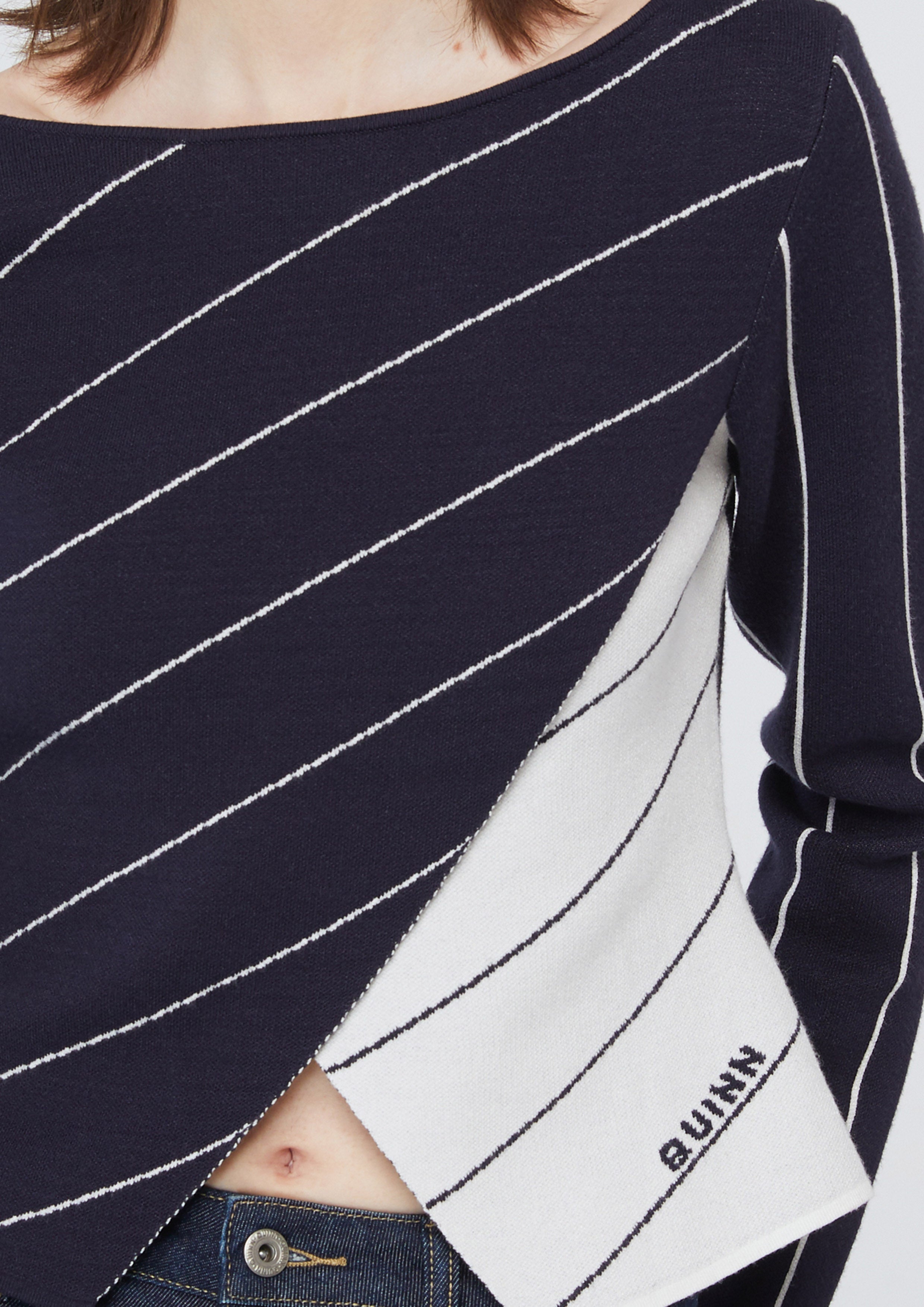 เสื้อแขนยาวเลเยอร์ลายทาง