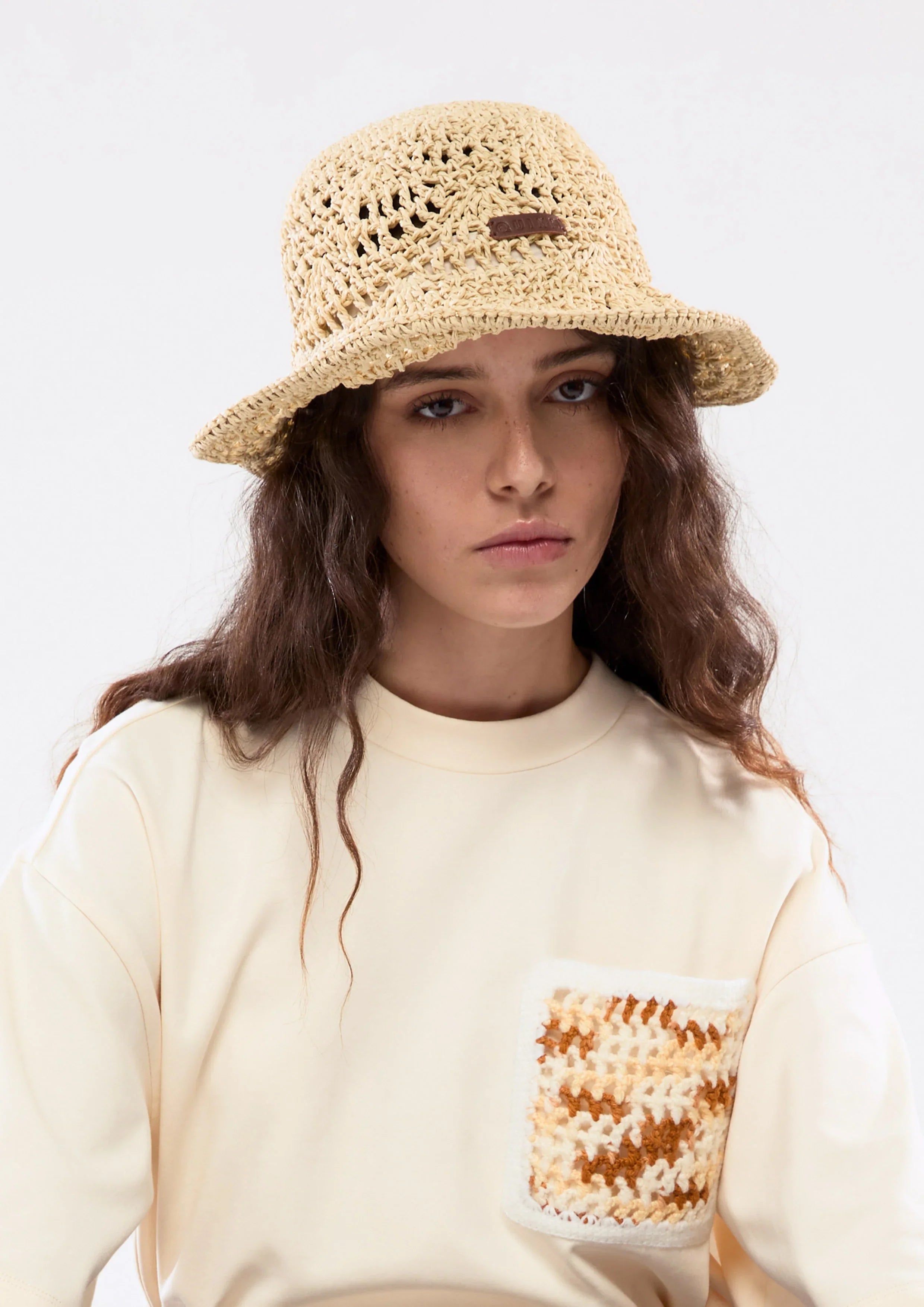 Natural Flower Bucket Hat