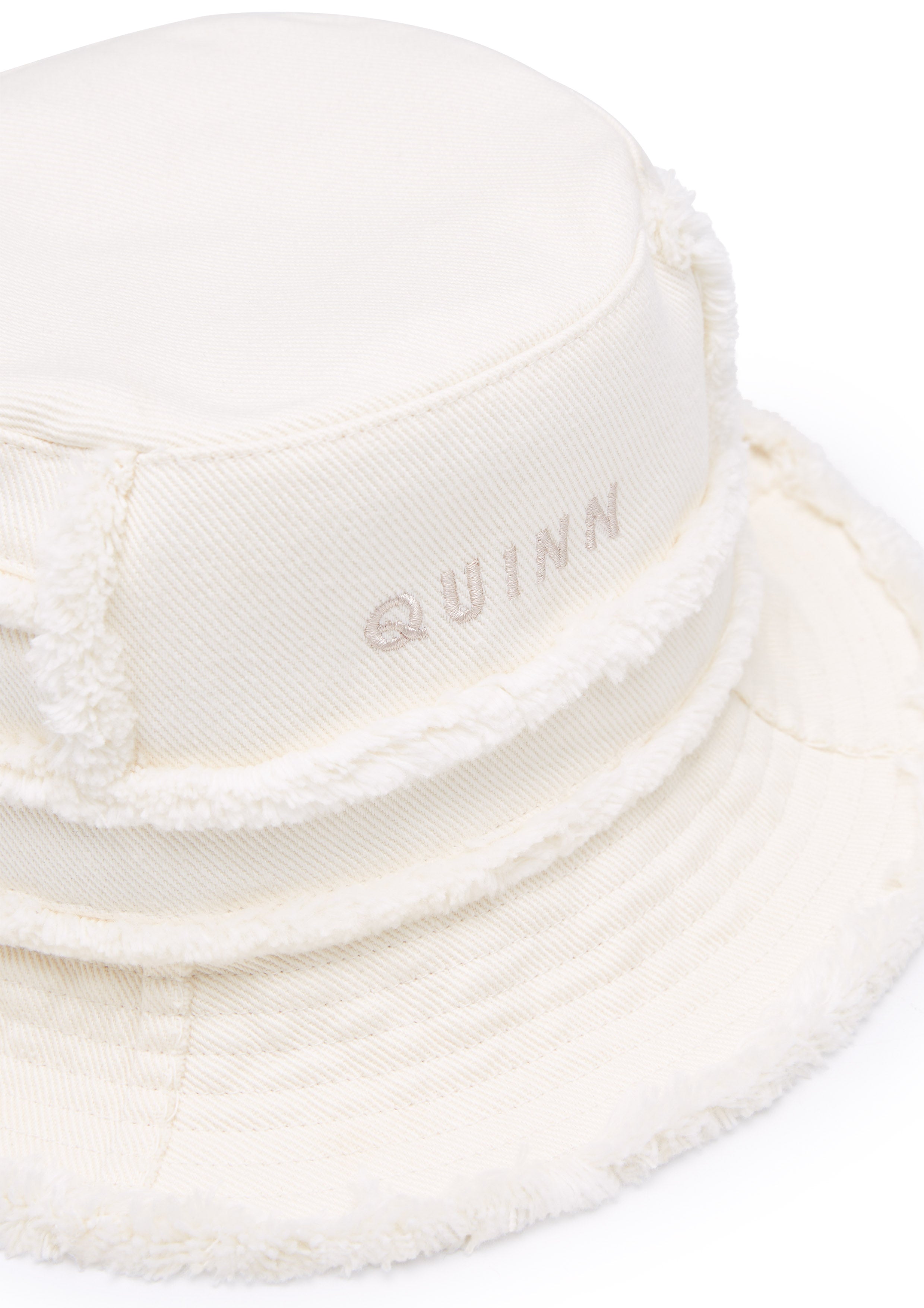 หมวกบักเก็ต Beige Cotton