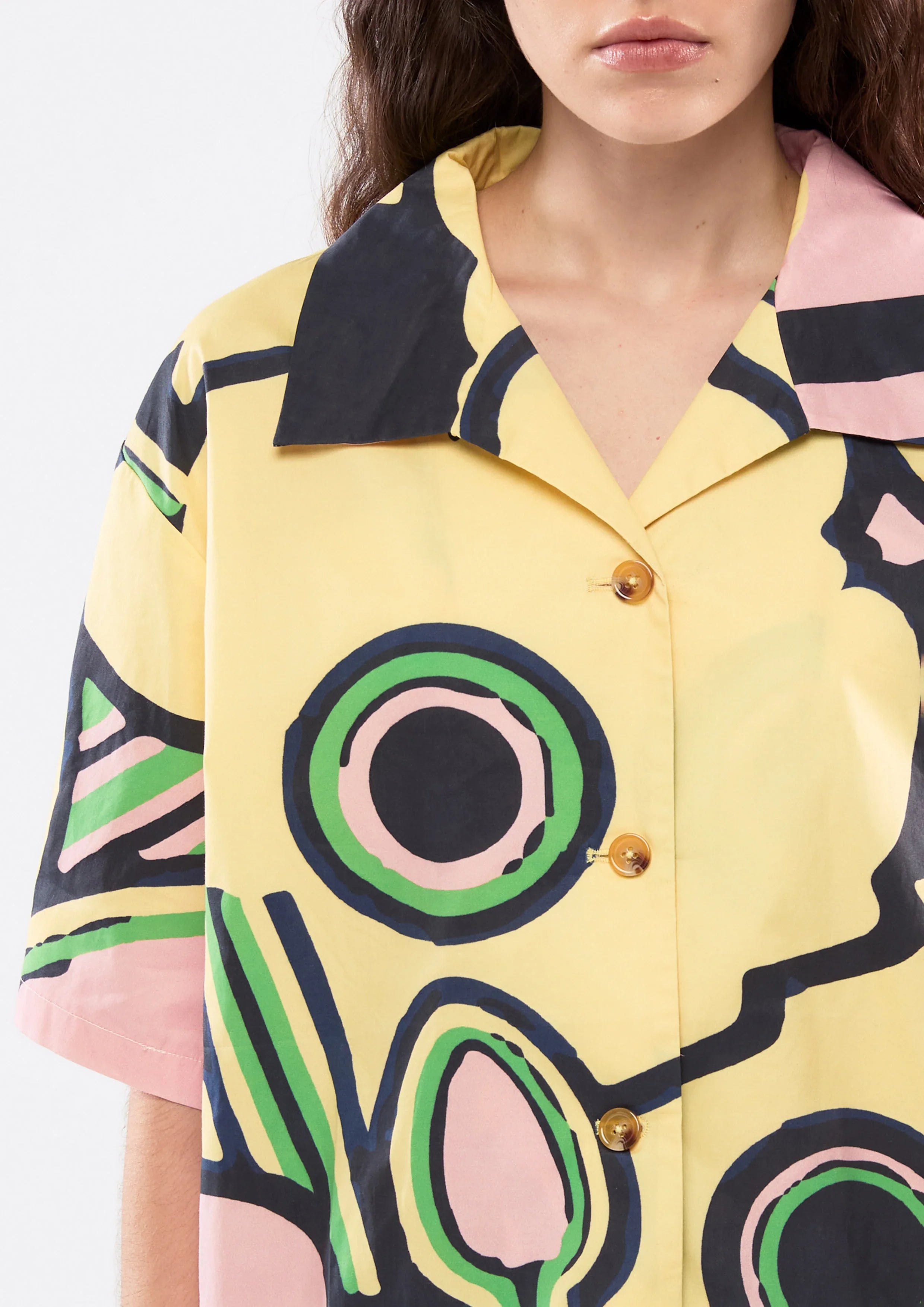 Print Oversized Shirt