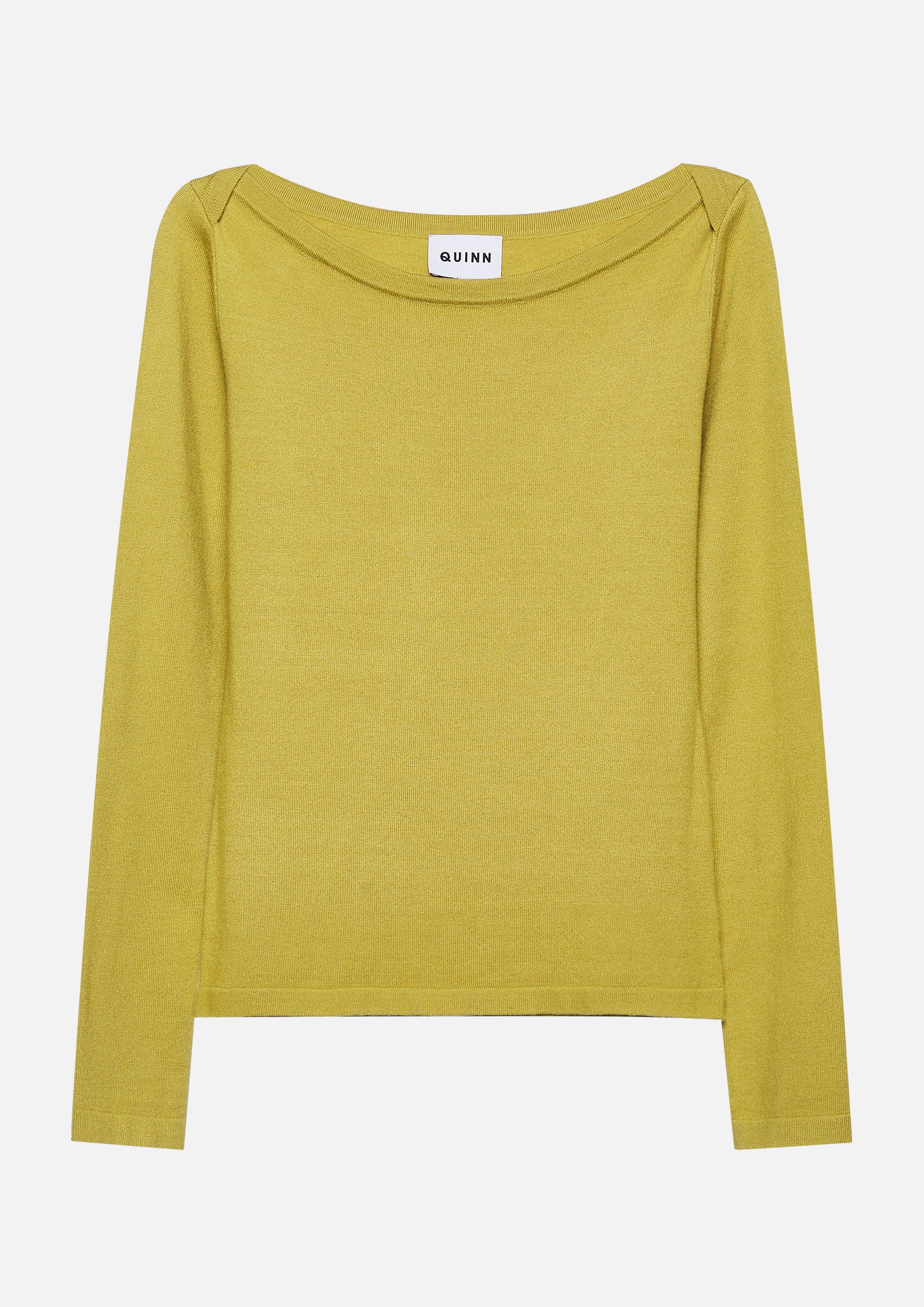 Boat Collar Knitted Top