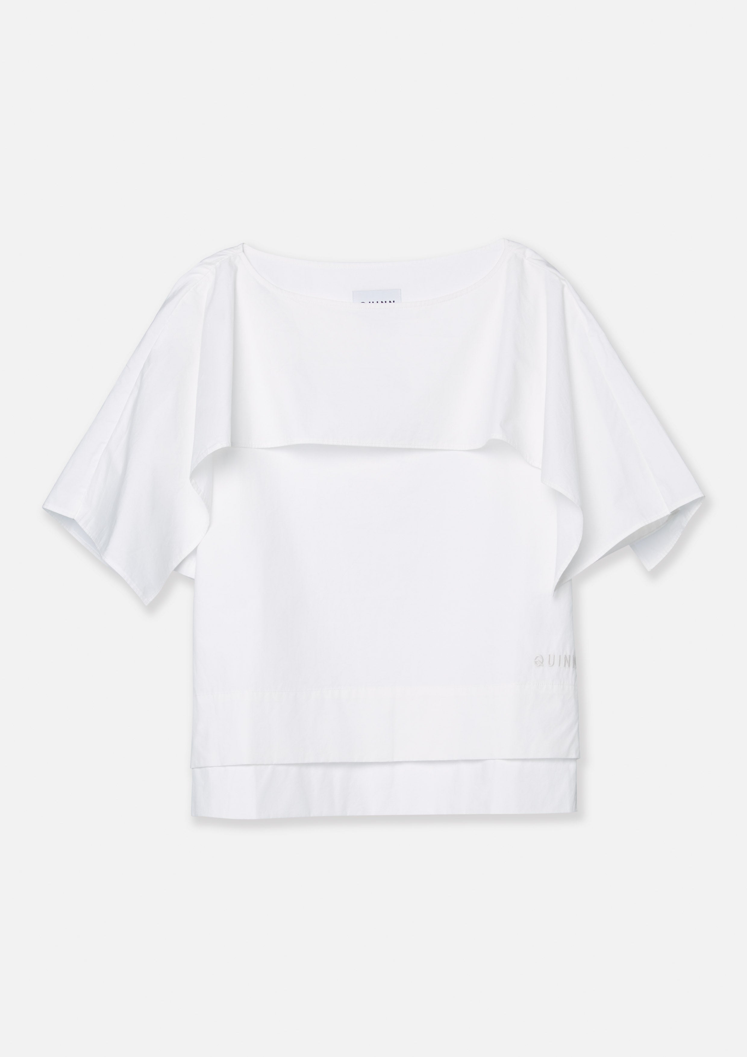 Flap Front Short Sleeve Top