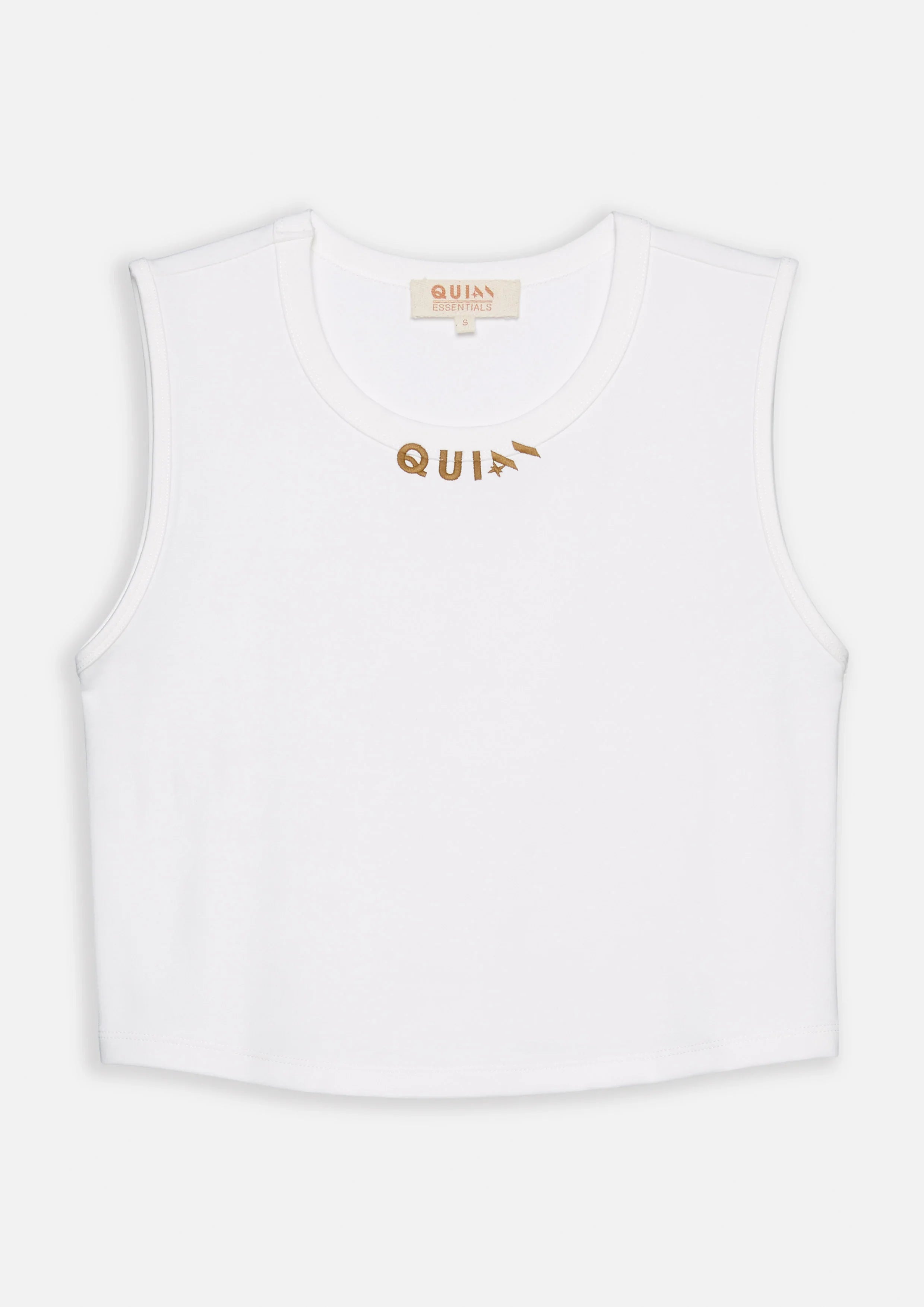 Logo Sleeveless Crop Top