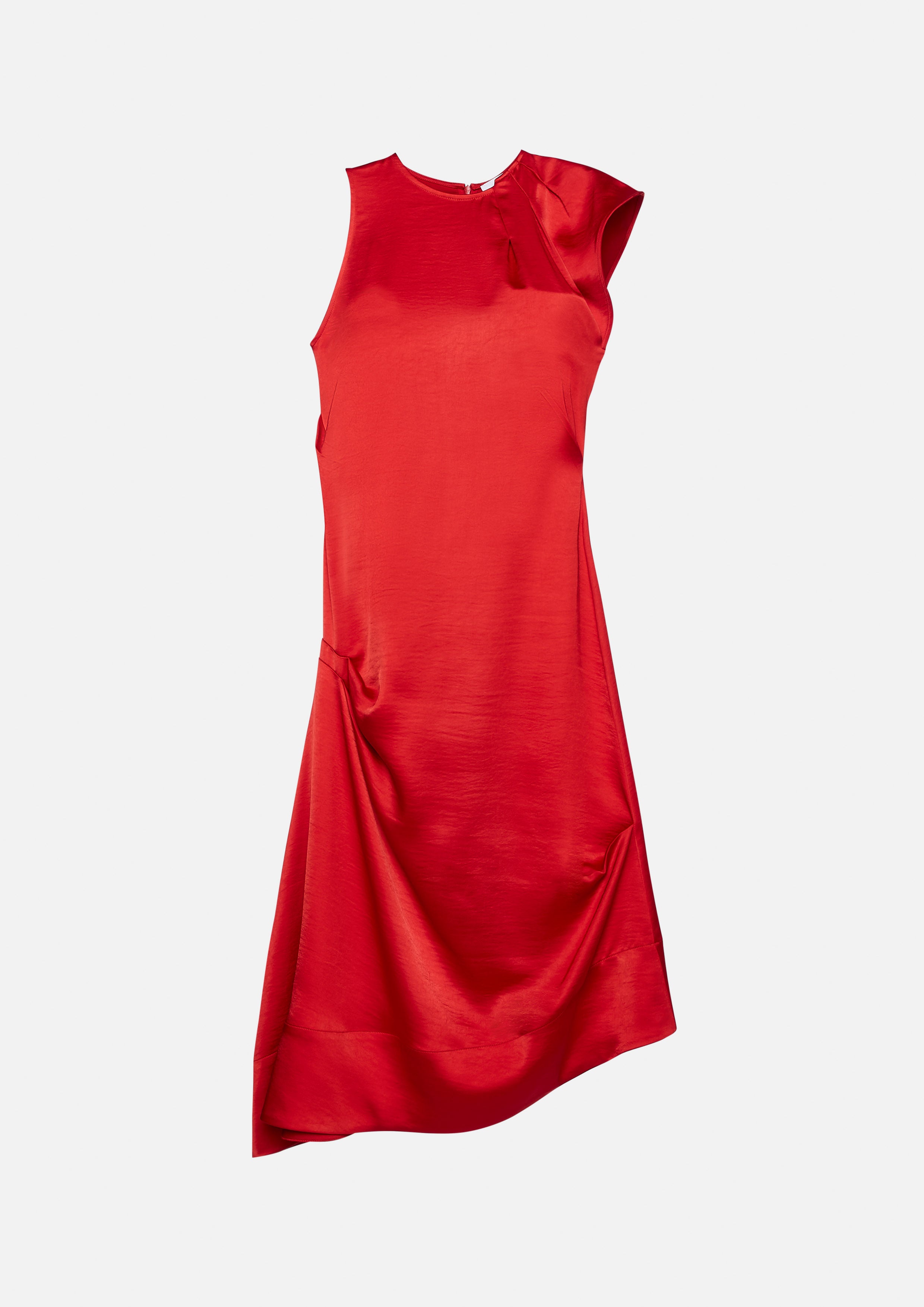 เดรสมิดิจับเดรปผ้าซาติน