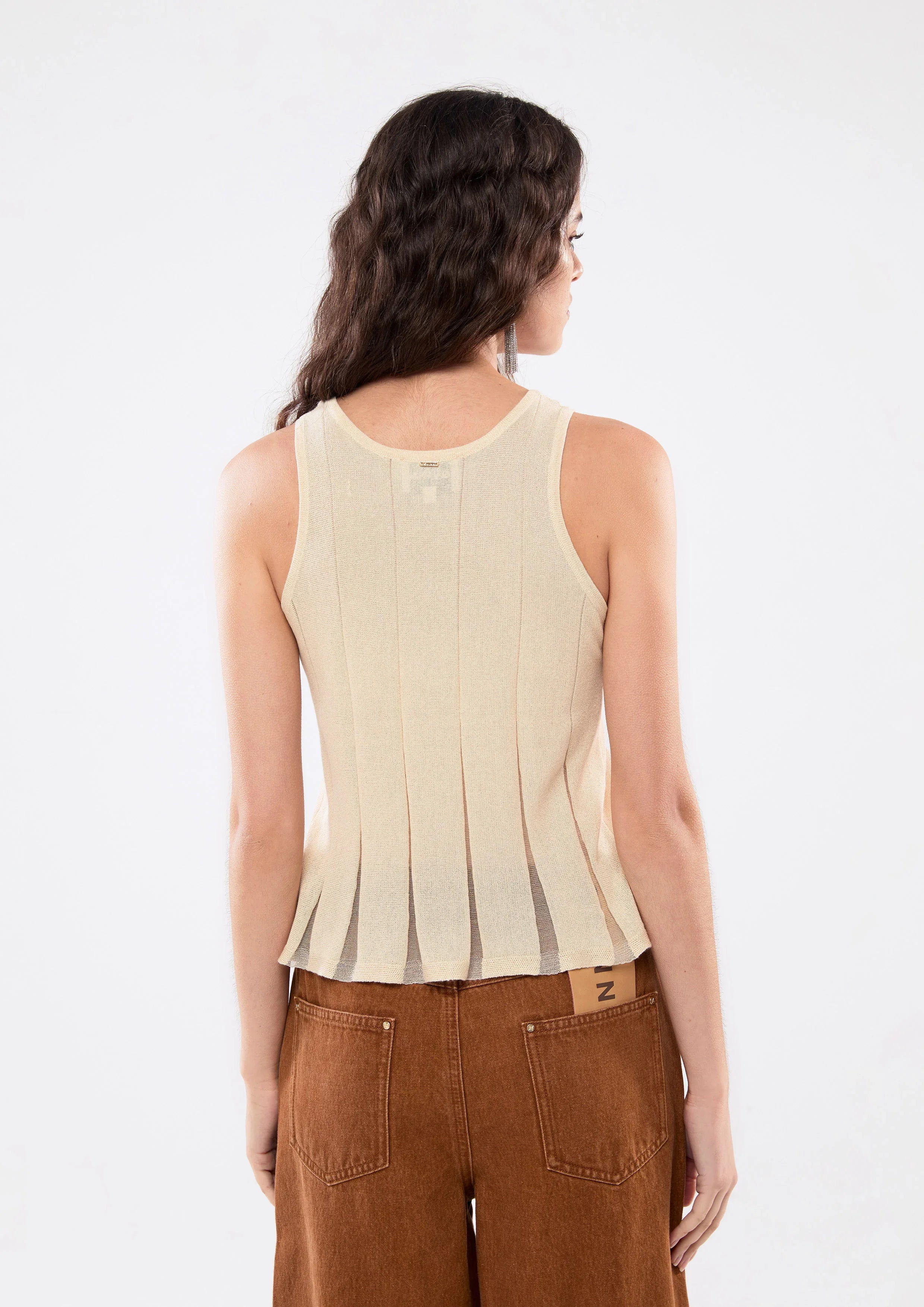 Sheer Slash Panel Top