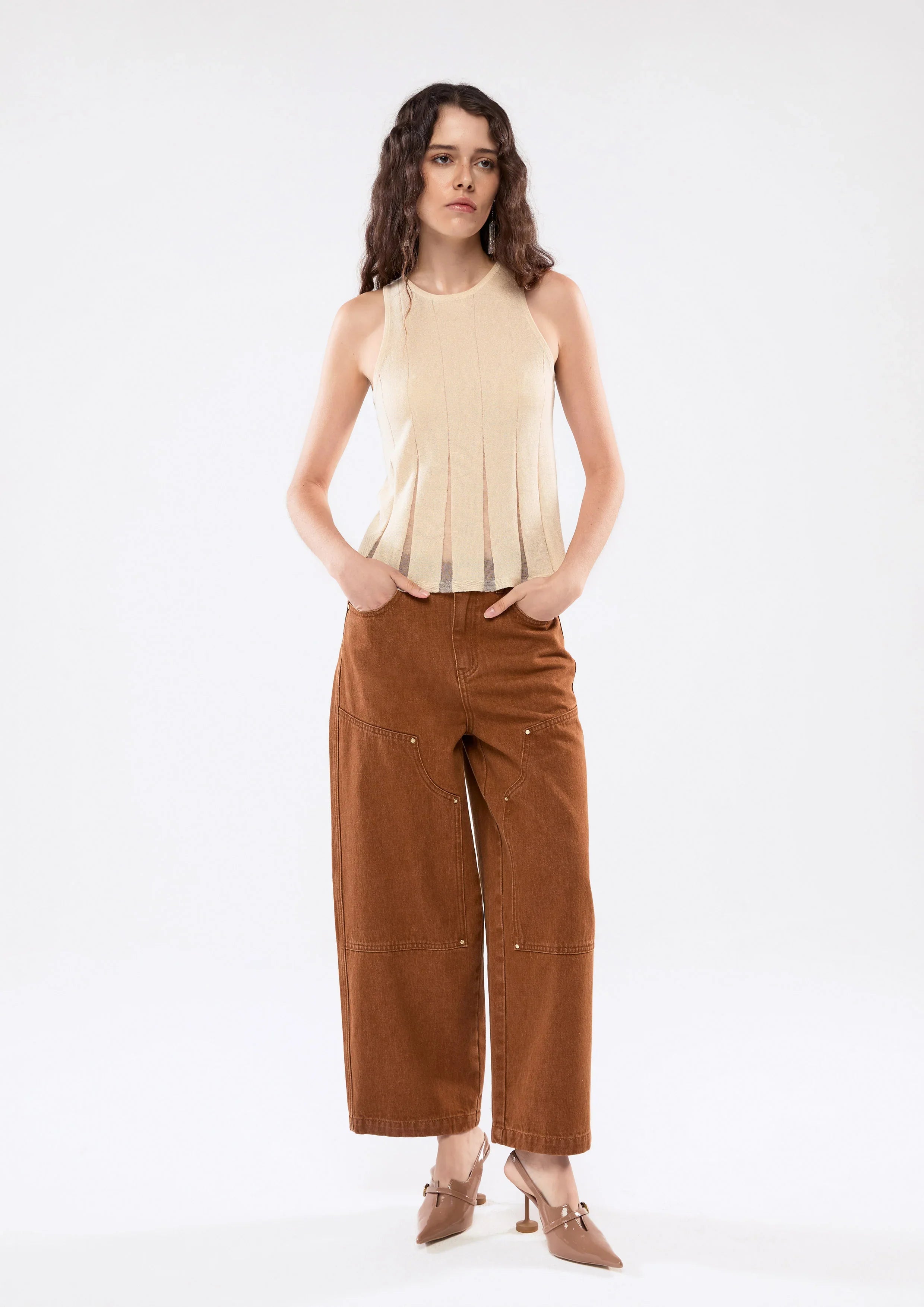 Sheer Slash Panel Top