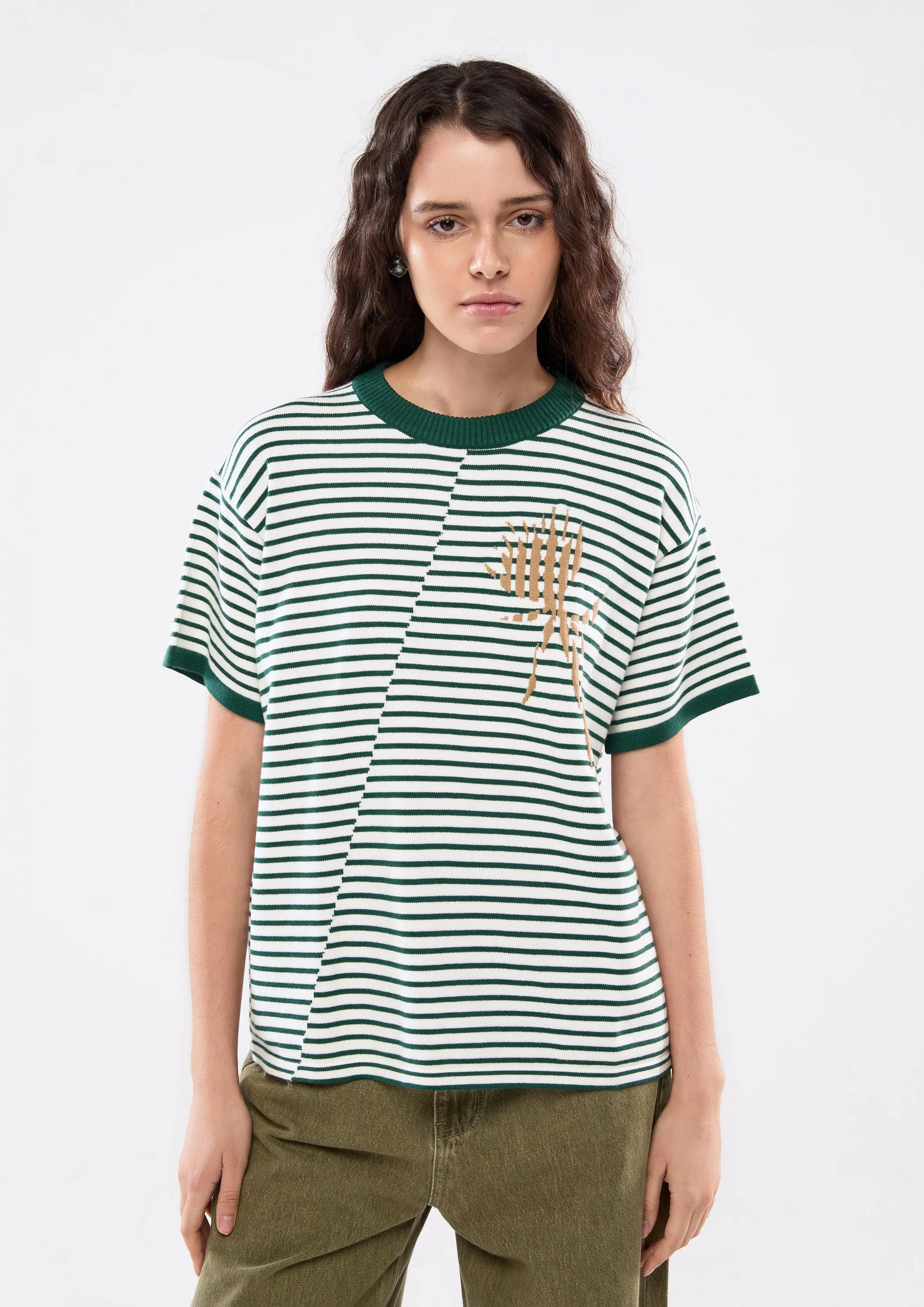 Stripe Short Sleeve T-Shirt