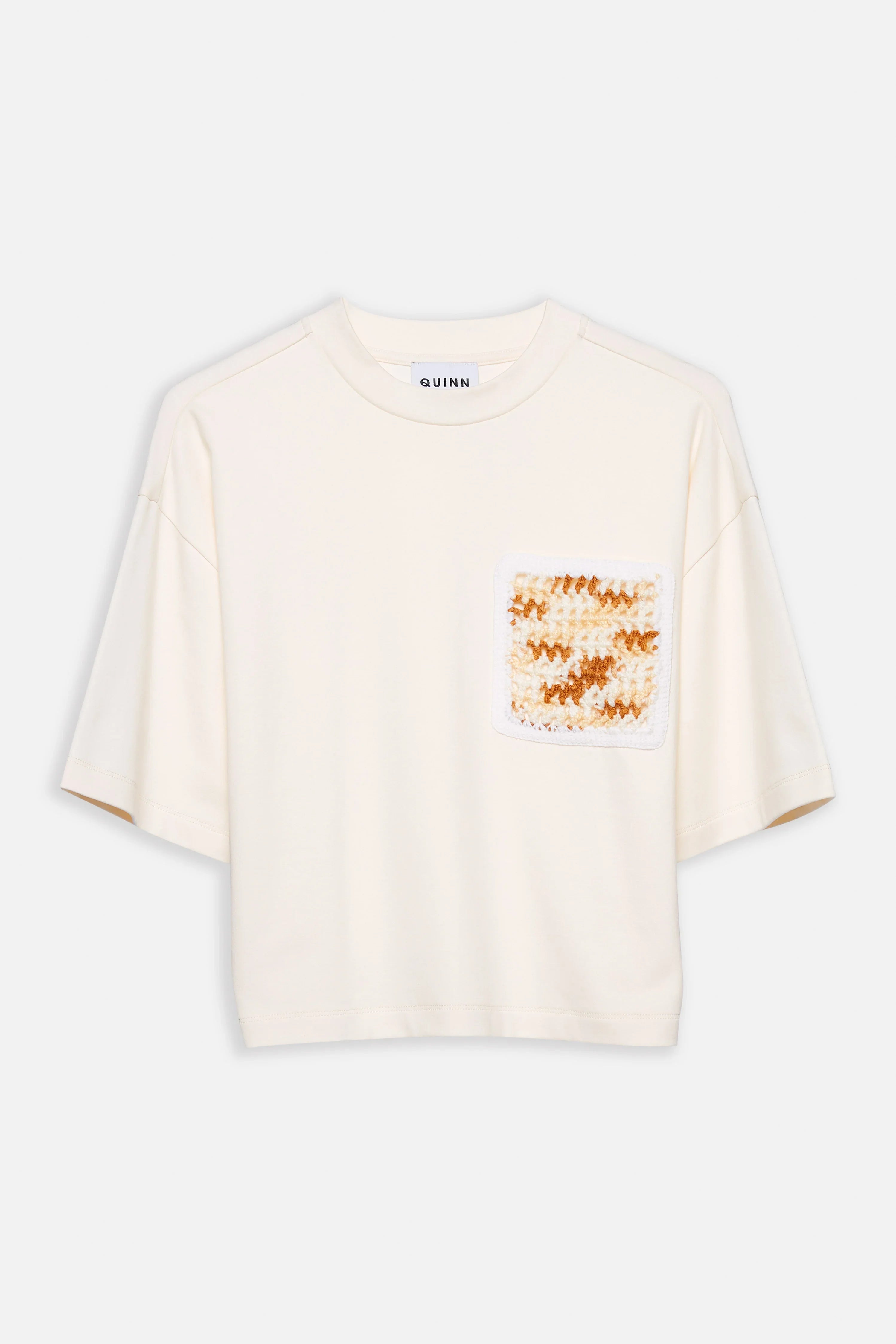 Knitted Pocket Oversized T-Shirt