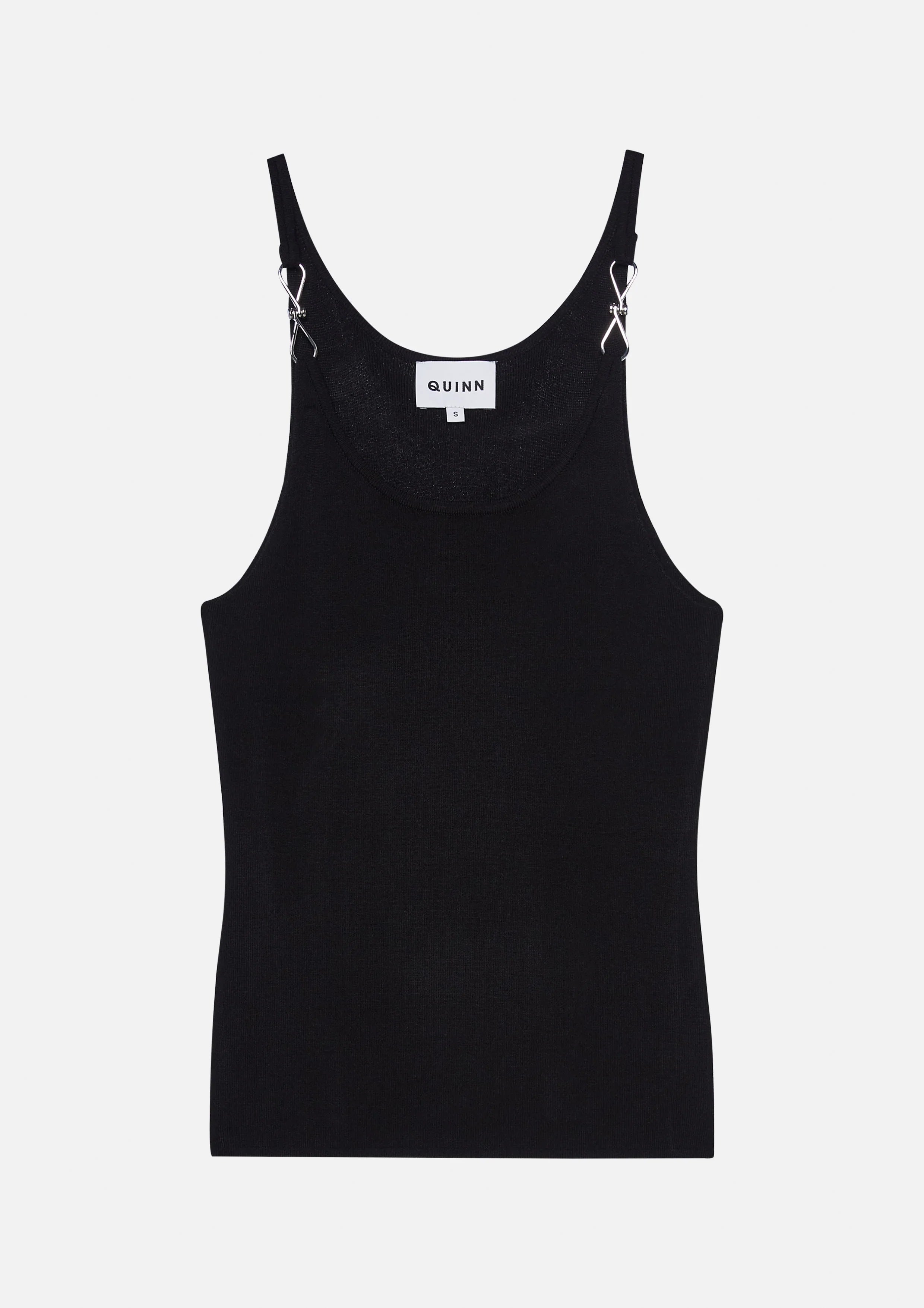 Silver Hardware Strap Tank Top
