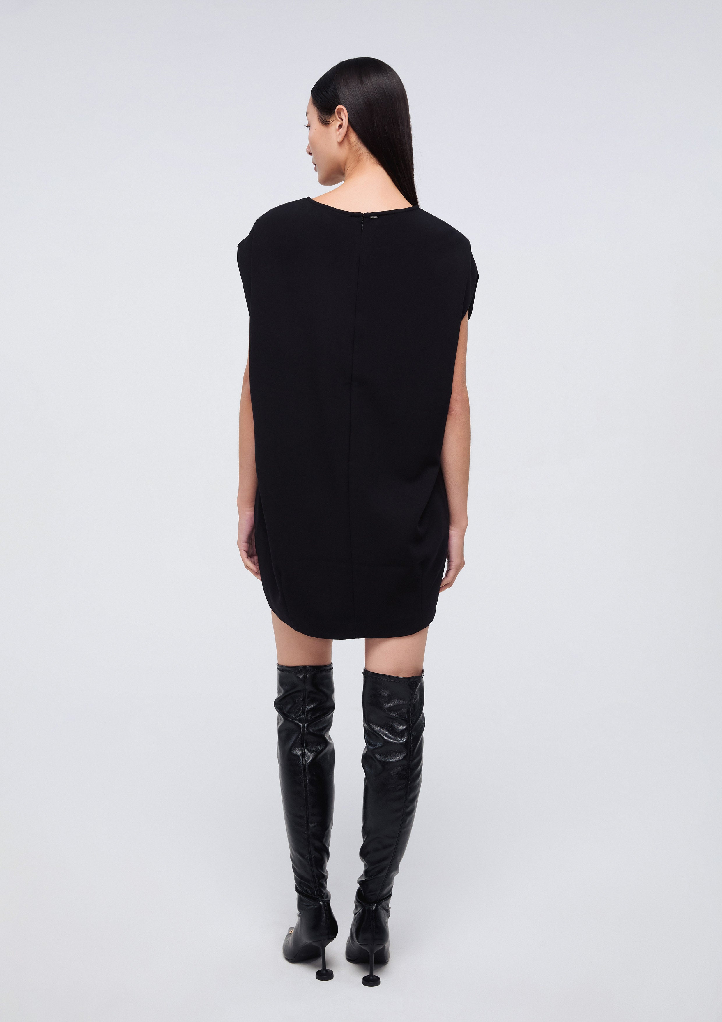 Waist Gathered Mini Dress