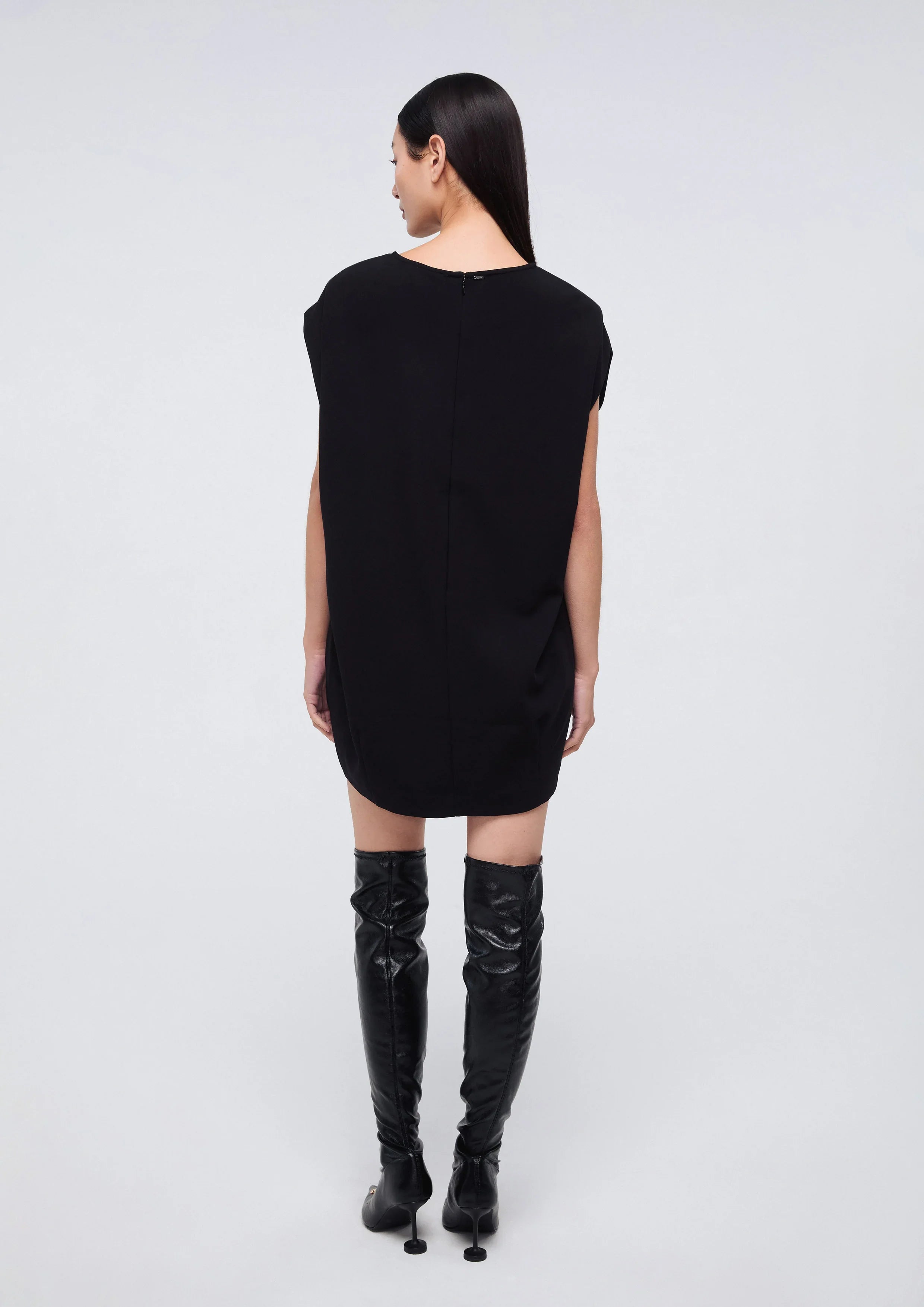 Waist Gathered Mini Dress