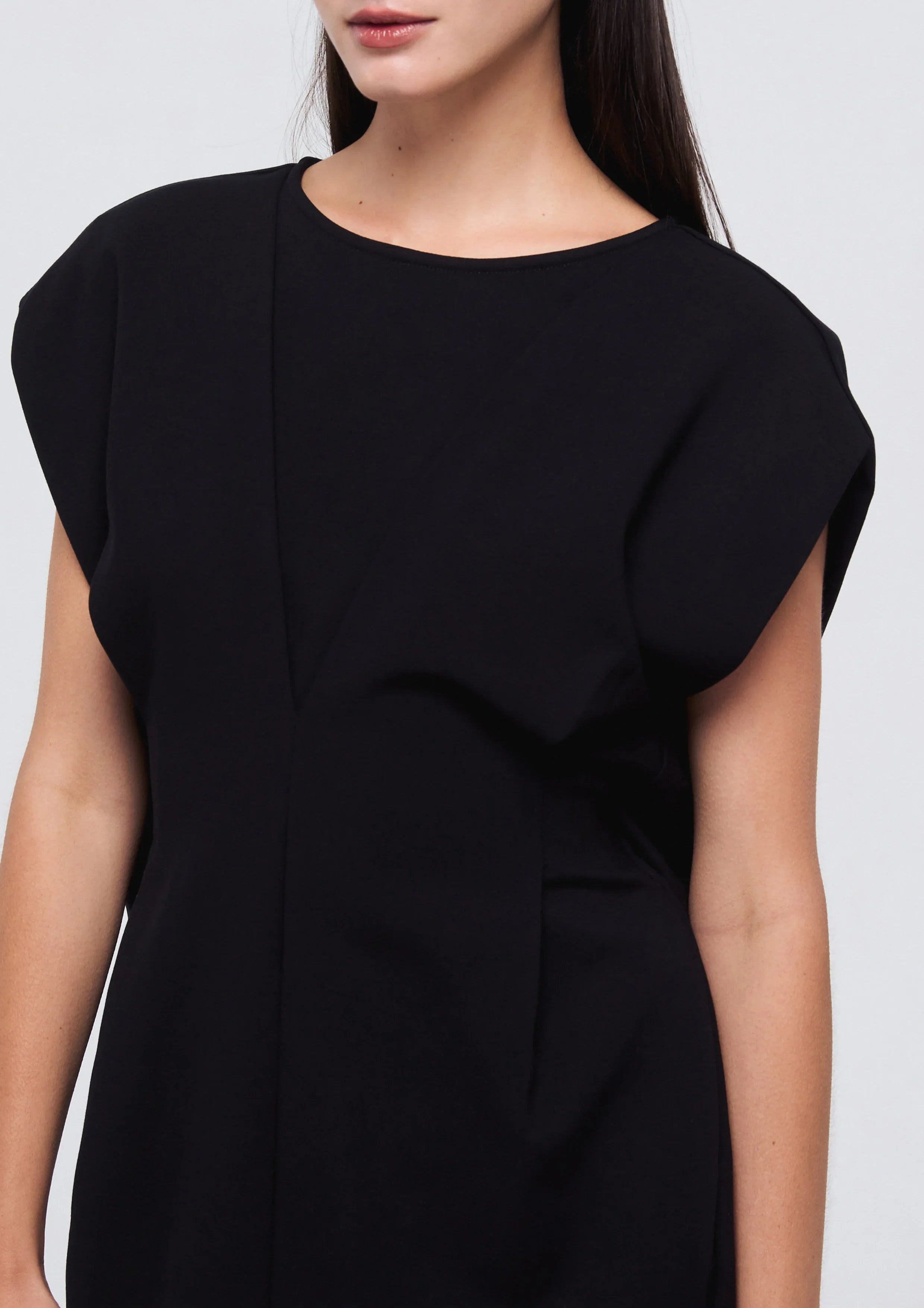 Waist Gathered Mini Dress