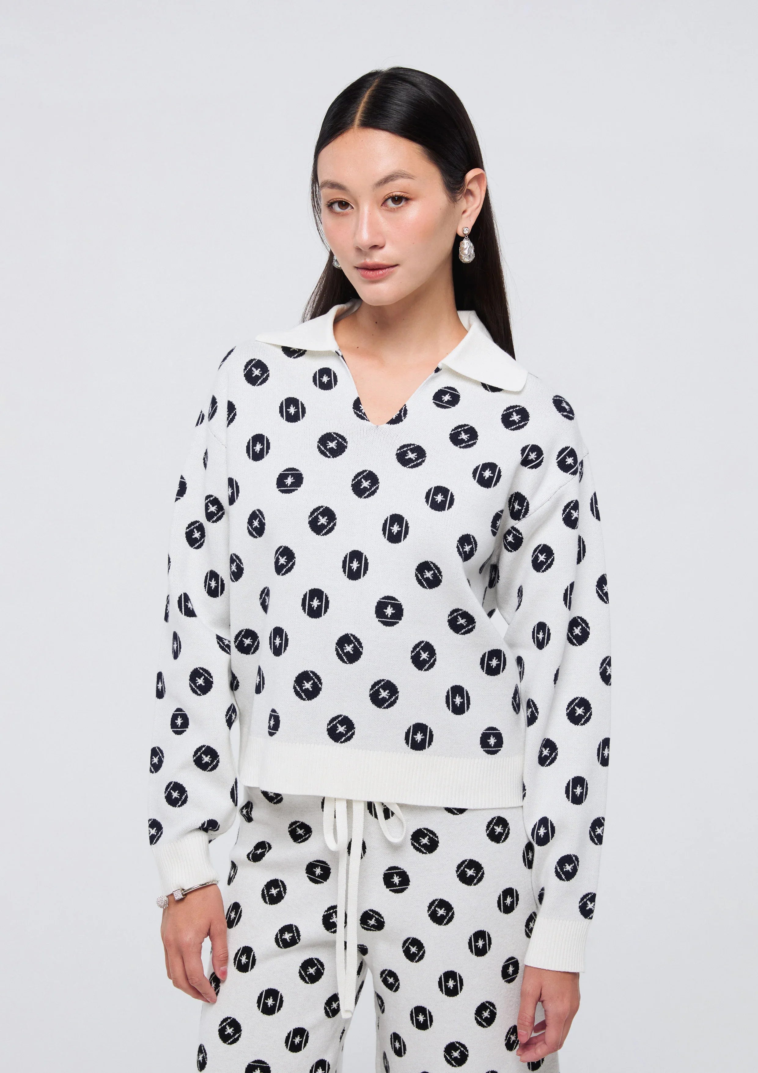 Knitted Long Sleeve Top