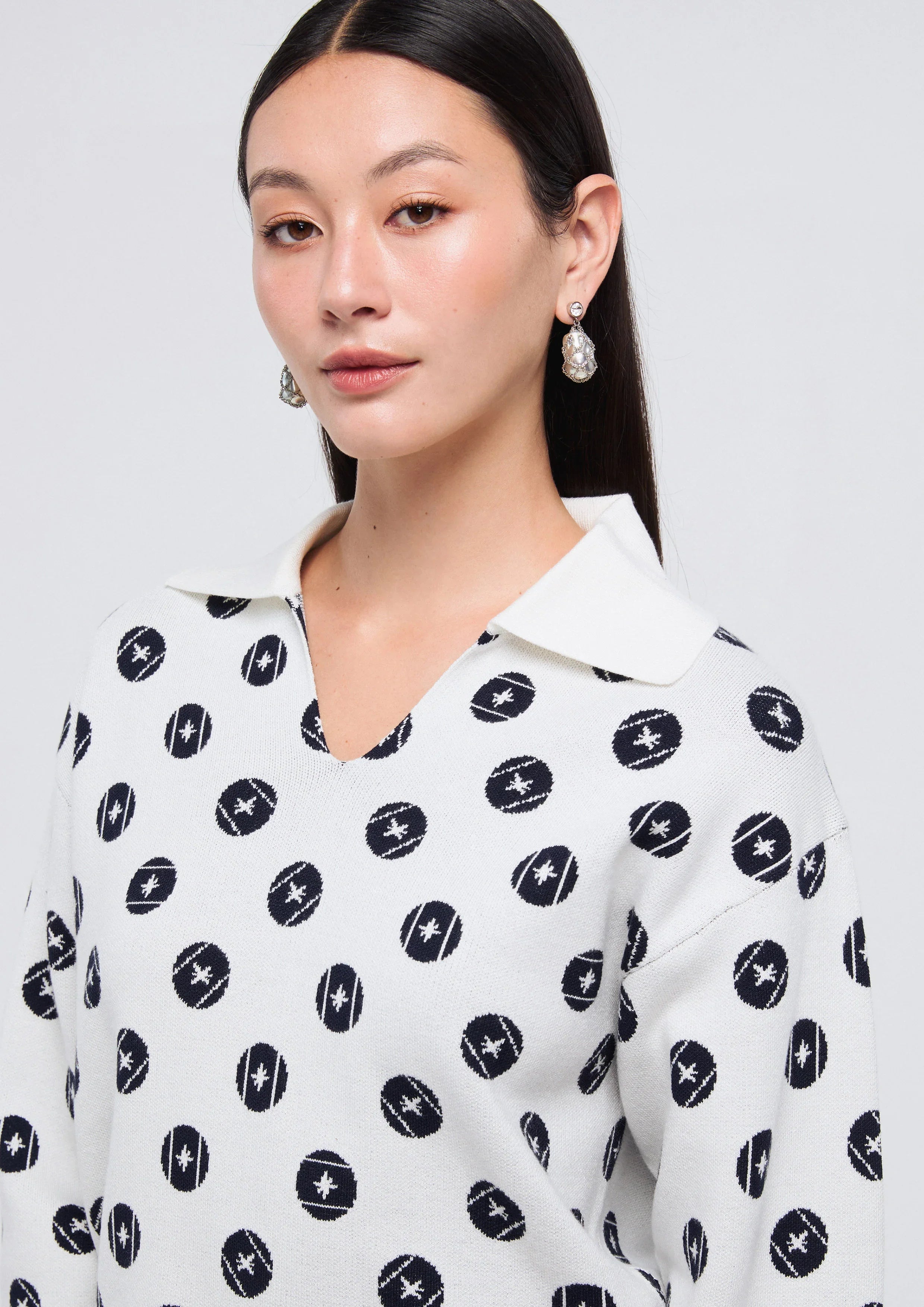 Knitted Long Sleeve Top