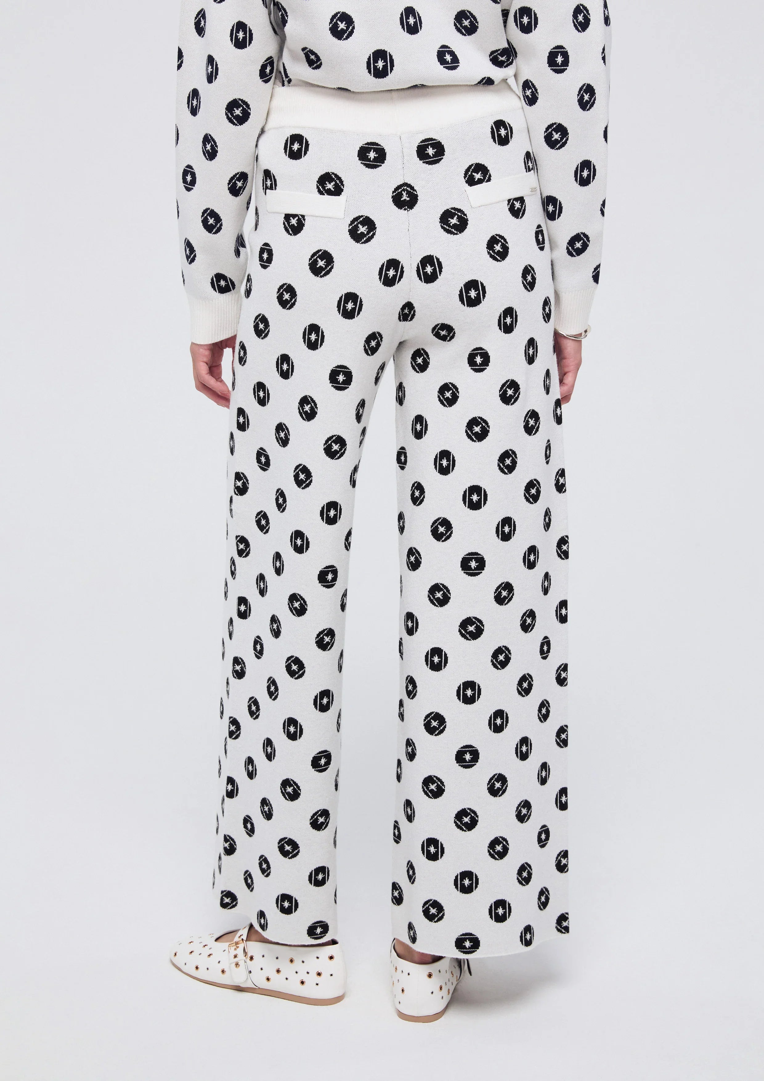 Knitted Waist Tie Pants