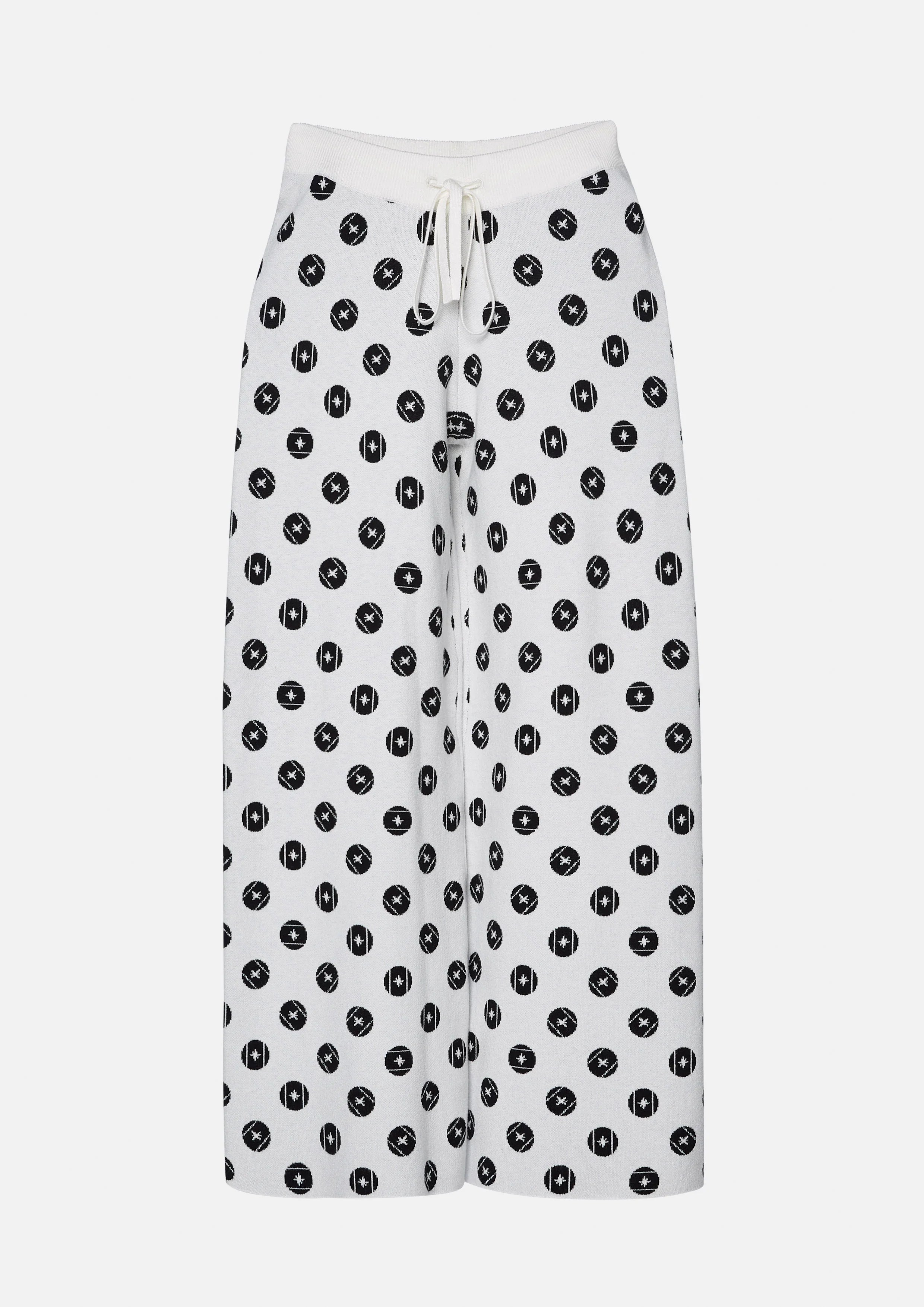 Knitted Waist Tie Pants