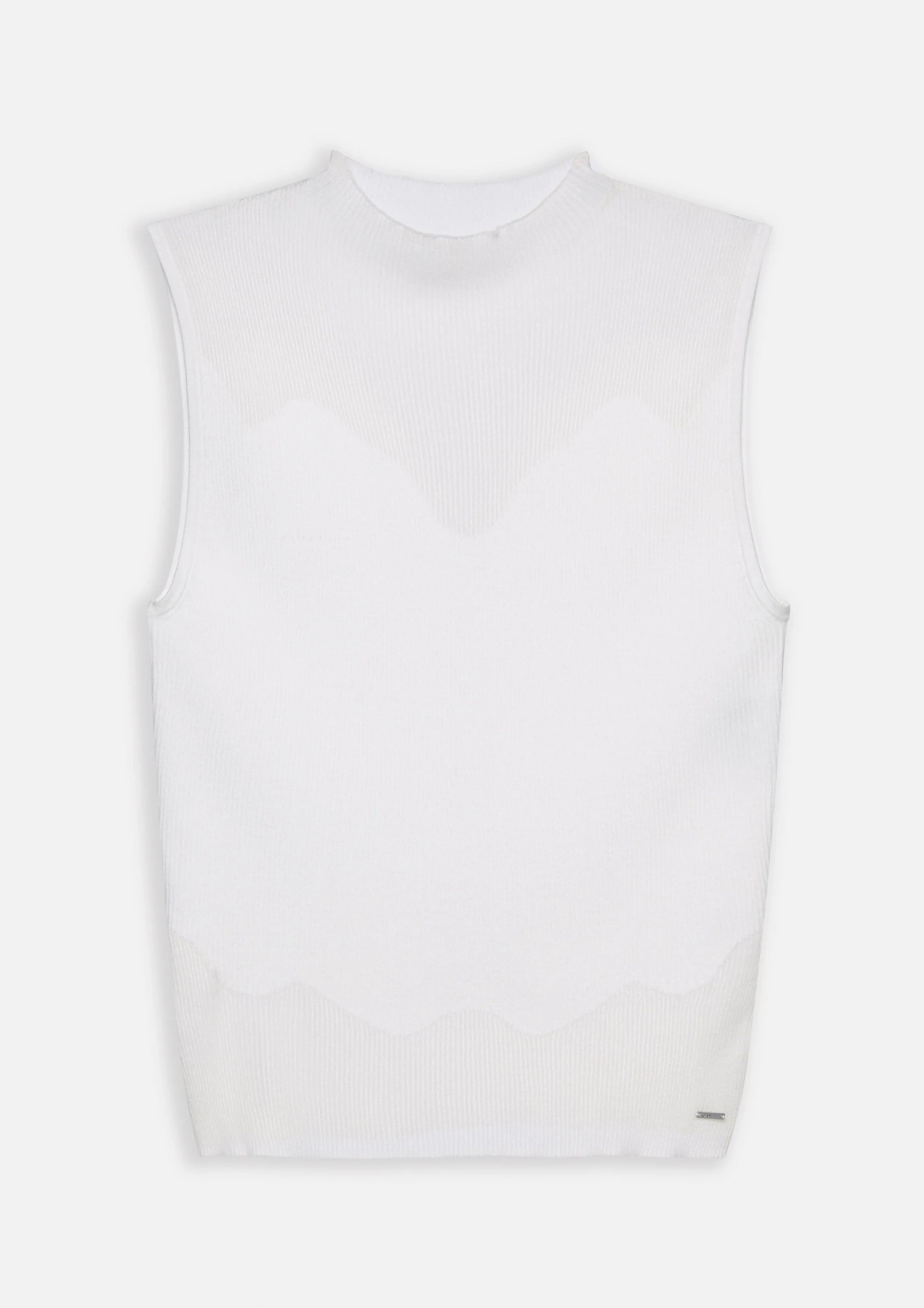 Semi Sheer Sleeveless Top