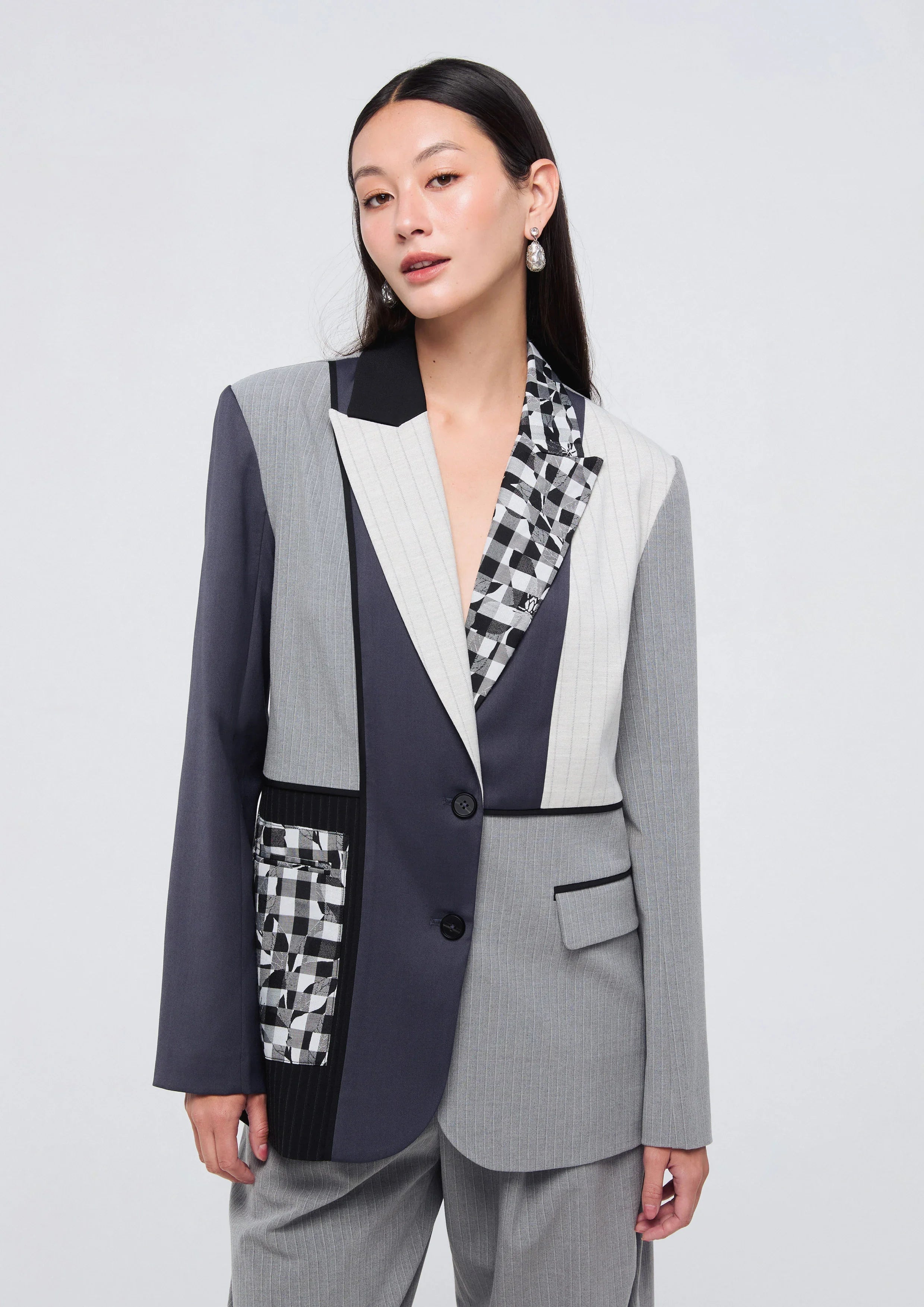 Patchwork Blazer