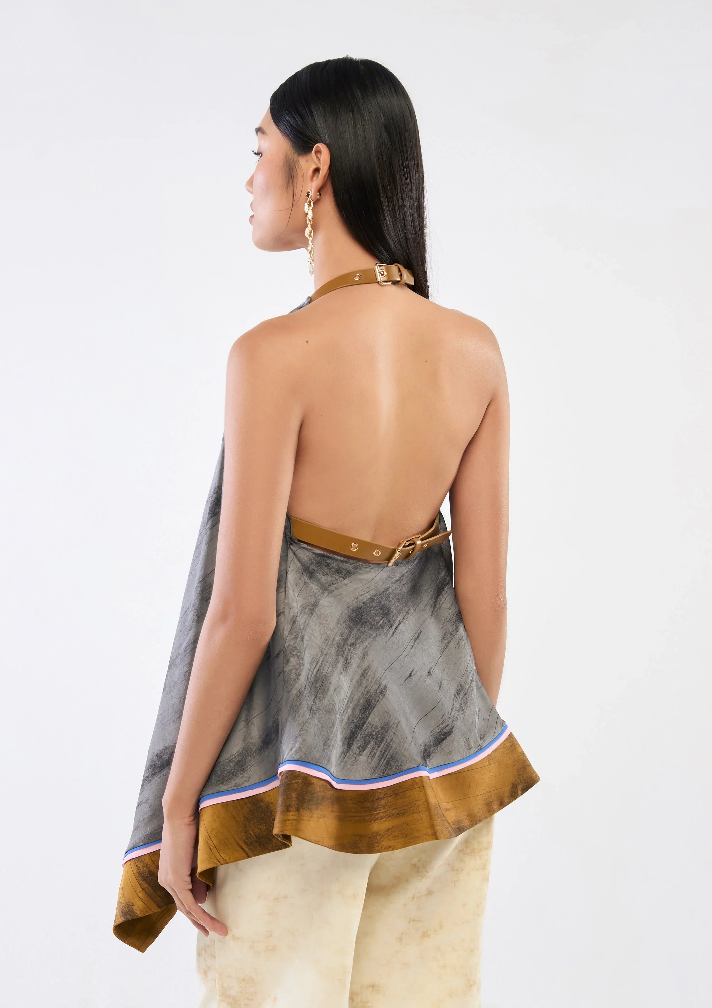 Halter Handkerchief Top