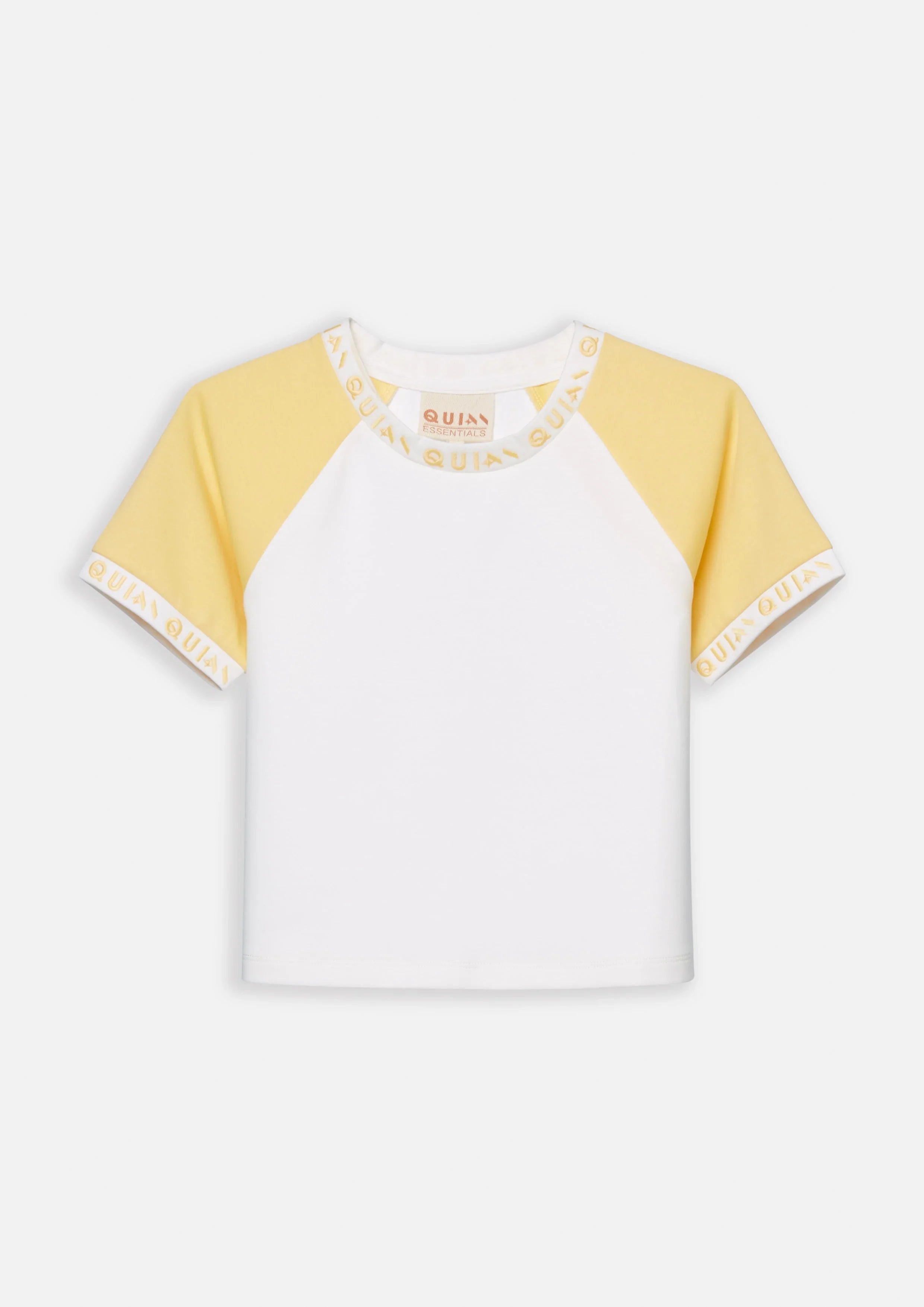 Logo Two Tone Crop T-Shirt