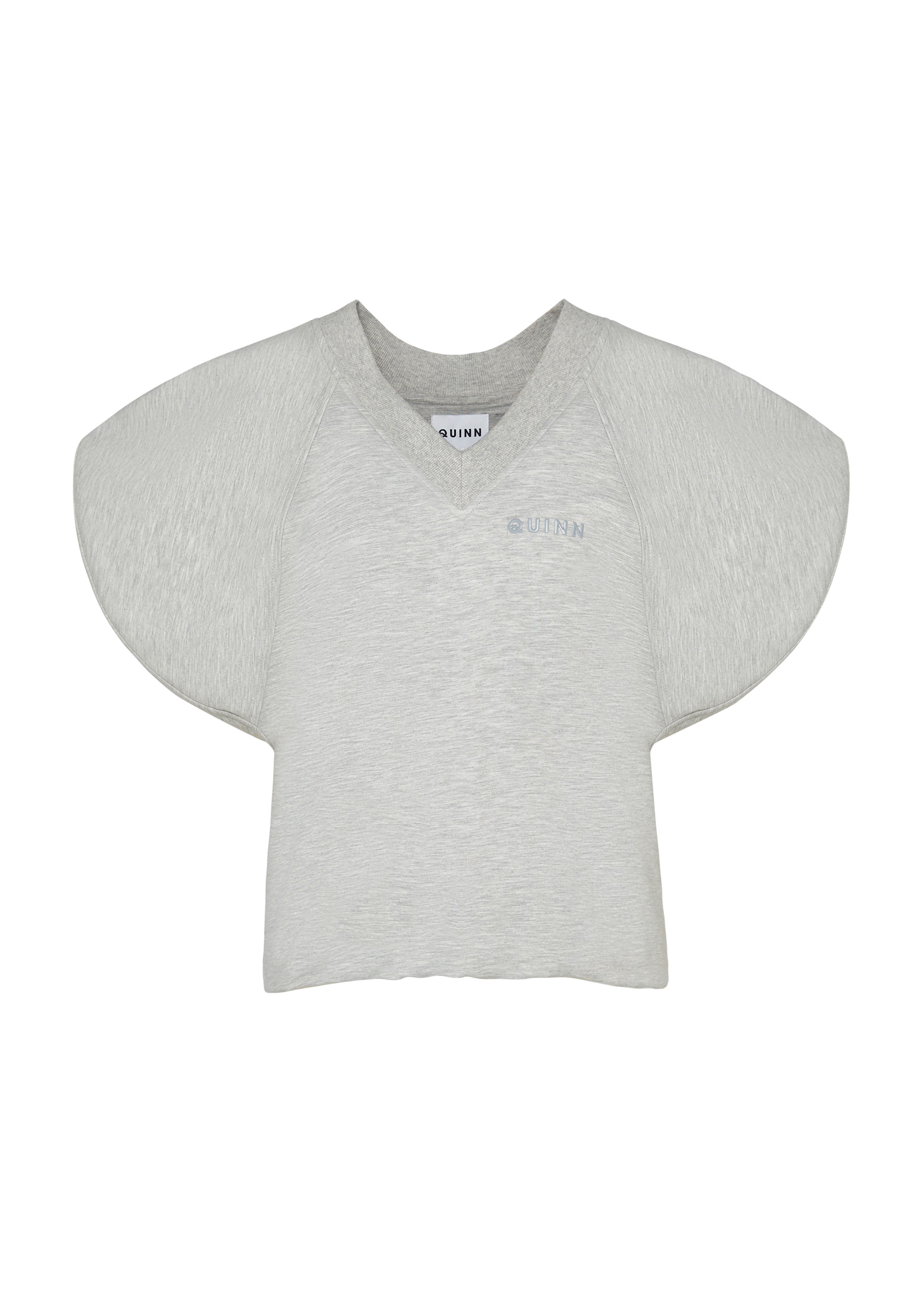 เสื้อคอวีแขนเสื้อพอง