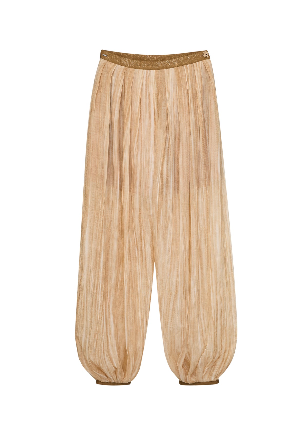 Sheer Balloon Leg Pants
